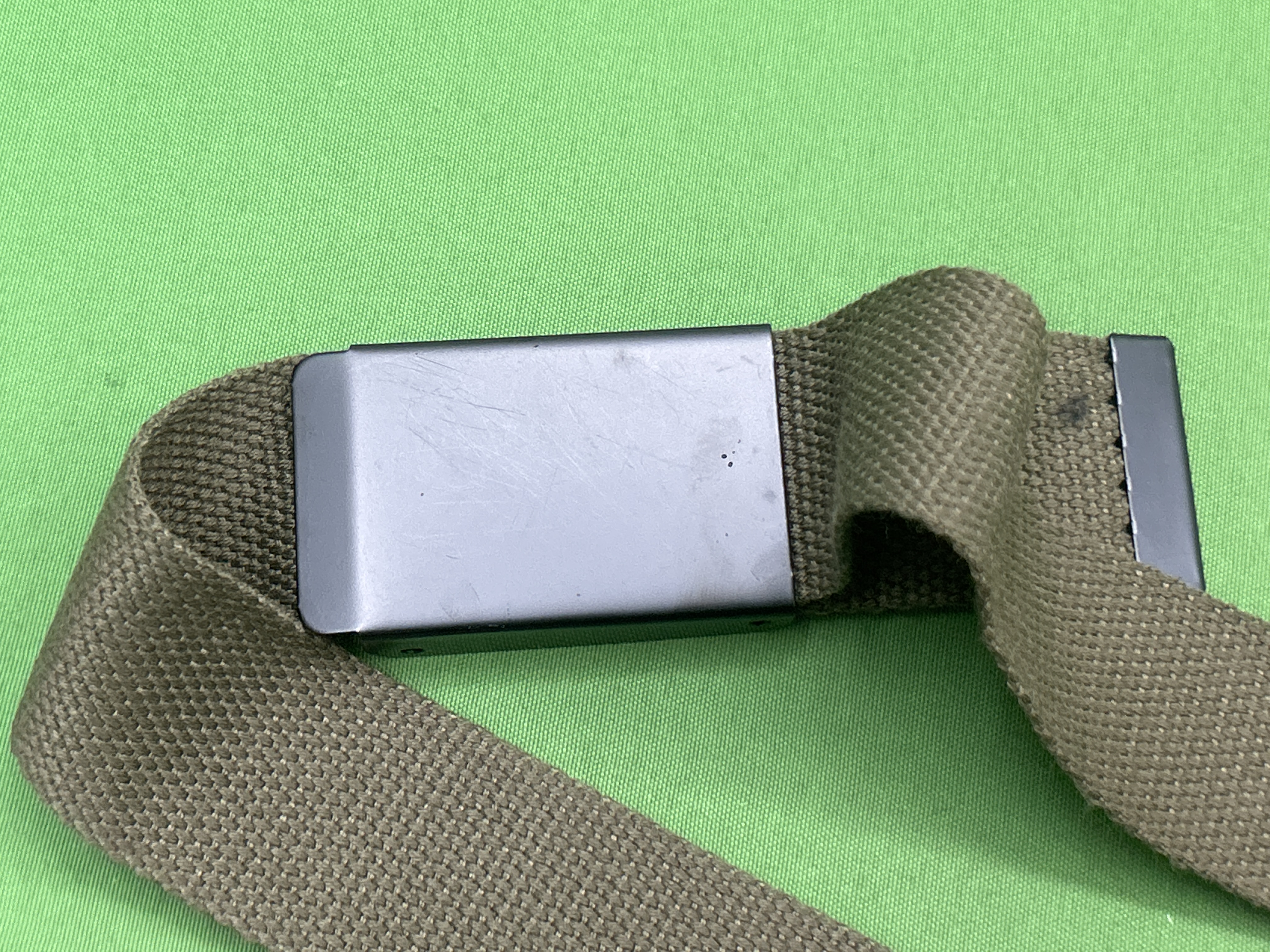 Foto QC 3 de Stone Island Compass Logo Webbing Belt Black
