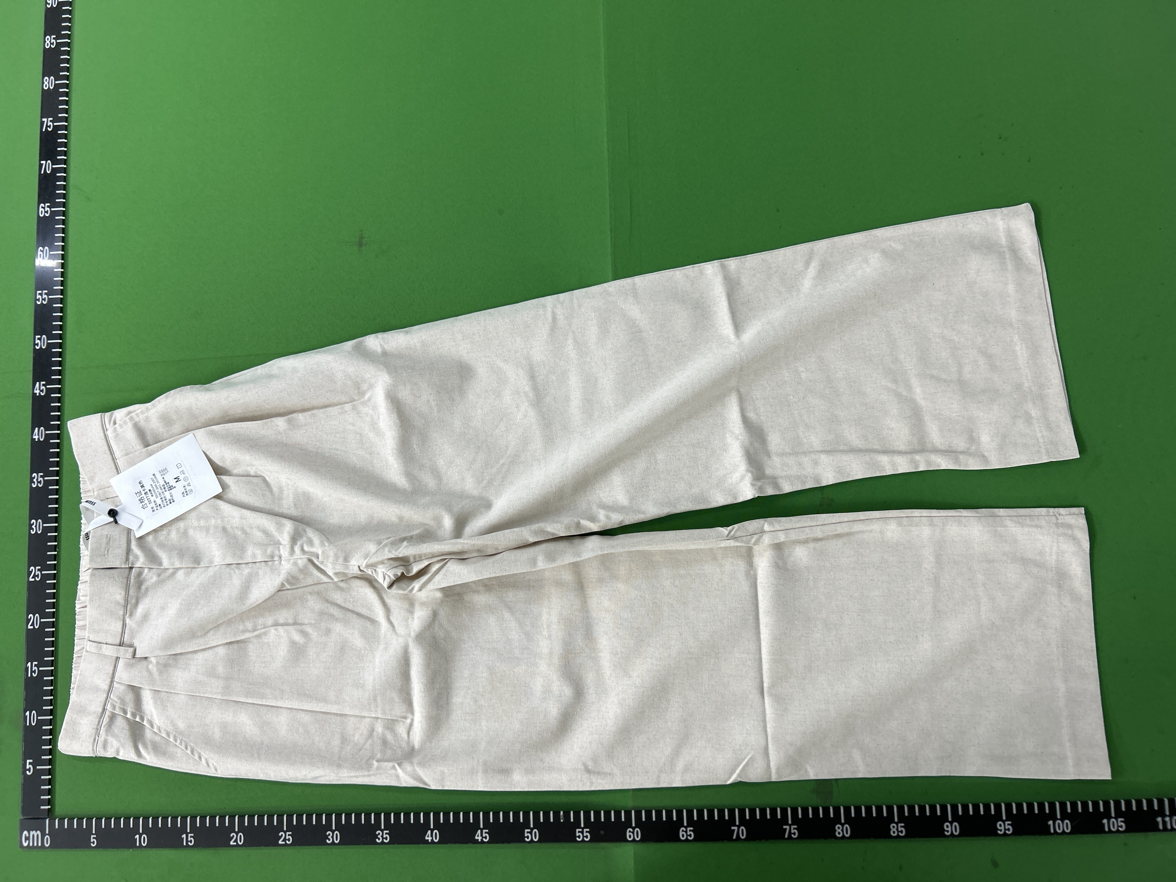 Foto QC 7 de Loro Piana Pants Cotton Linen Pleated Olive