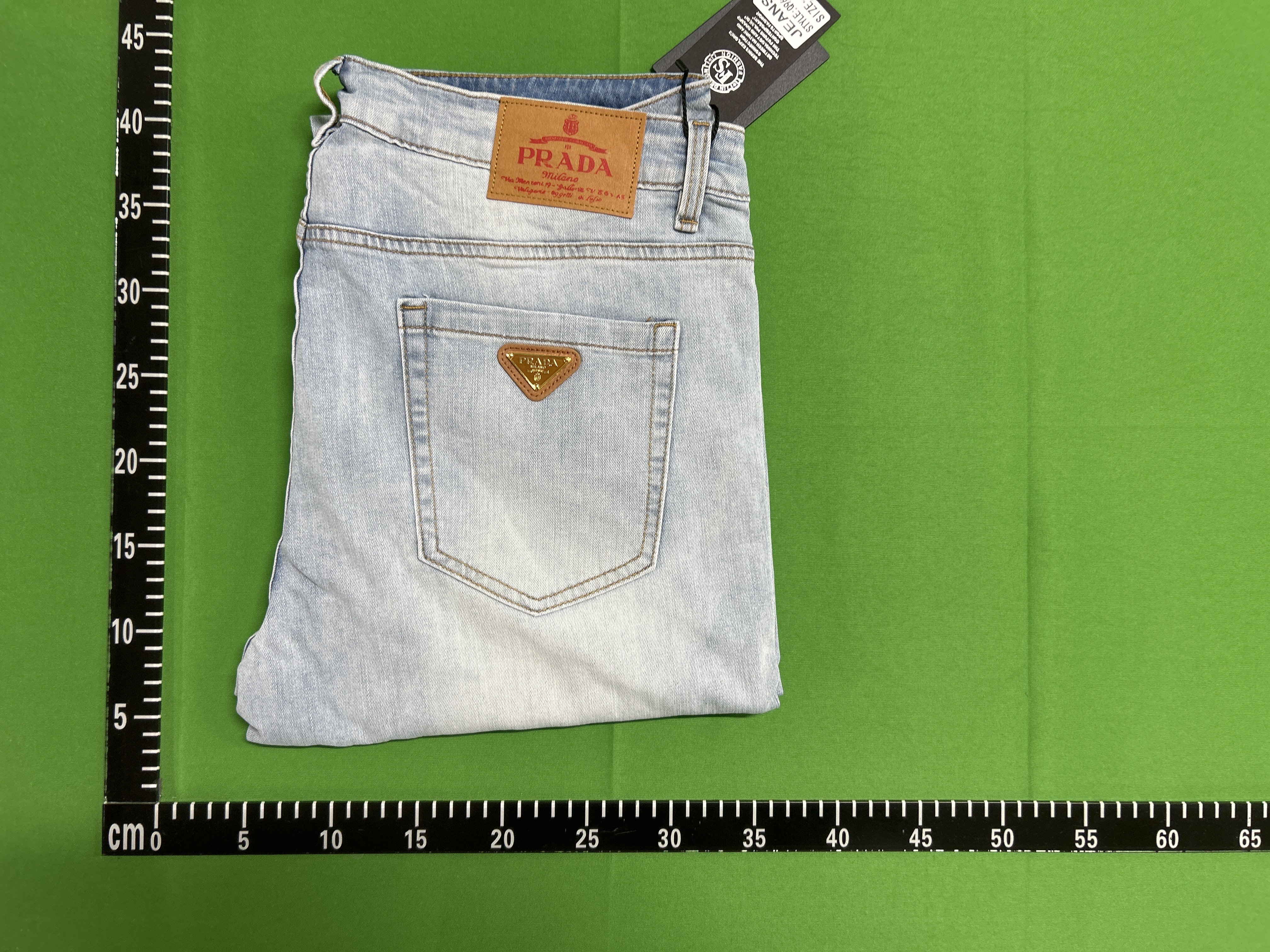 Foto QC 1 de Prada Jeans Triangle Logo Black
