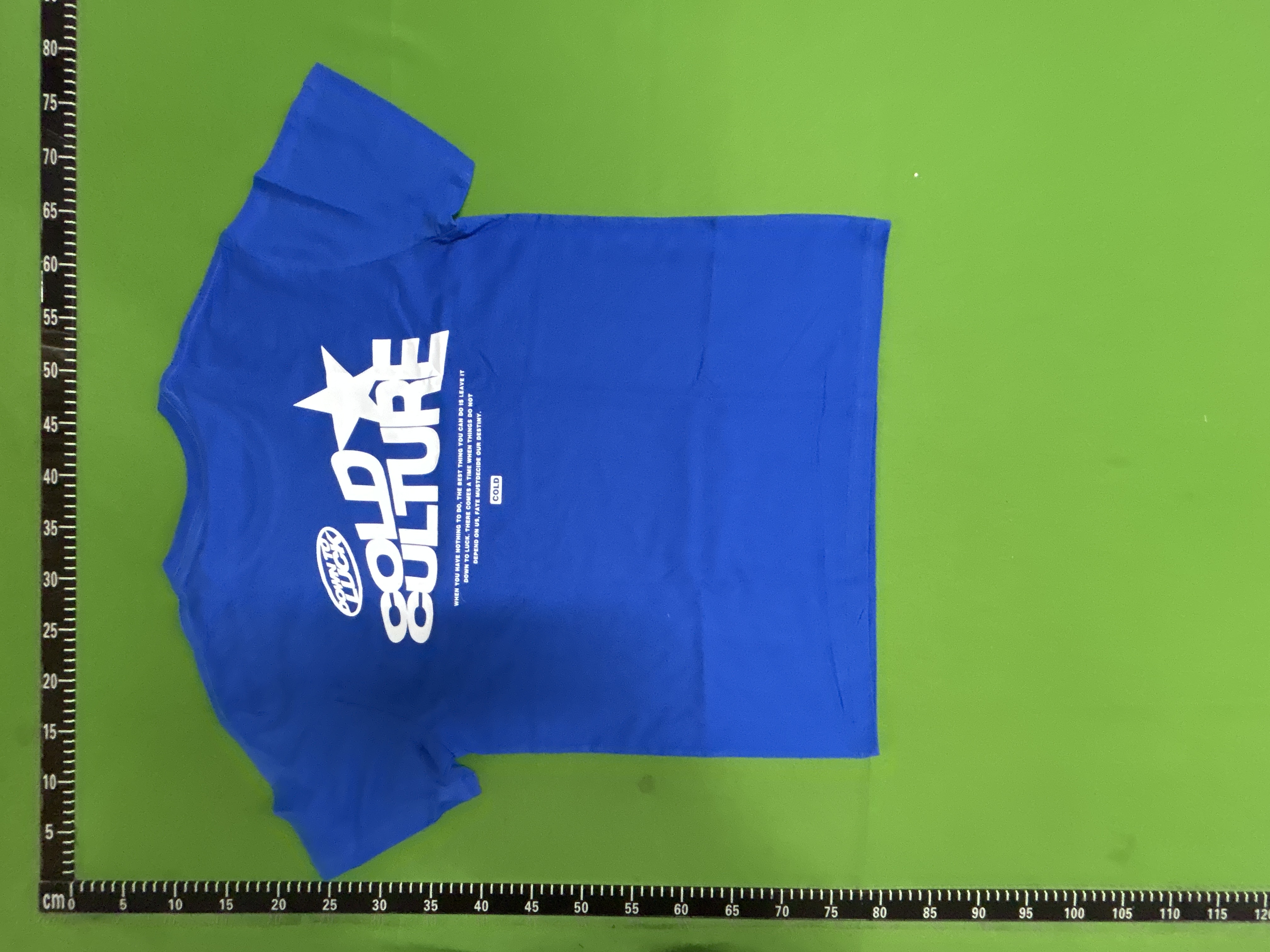 Foto QC 4 de Cold Culture T-shirt Down To Luck Star Print Grey