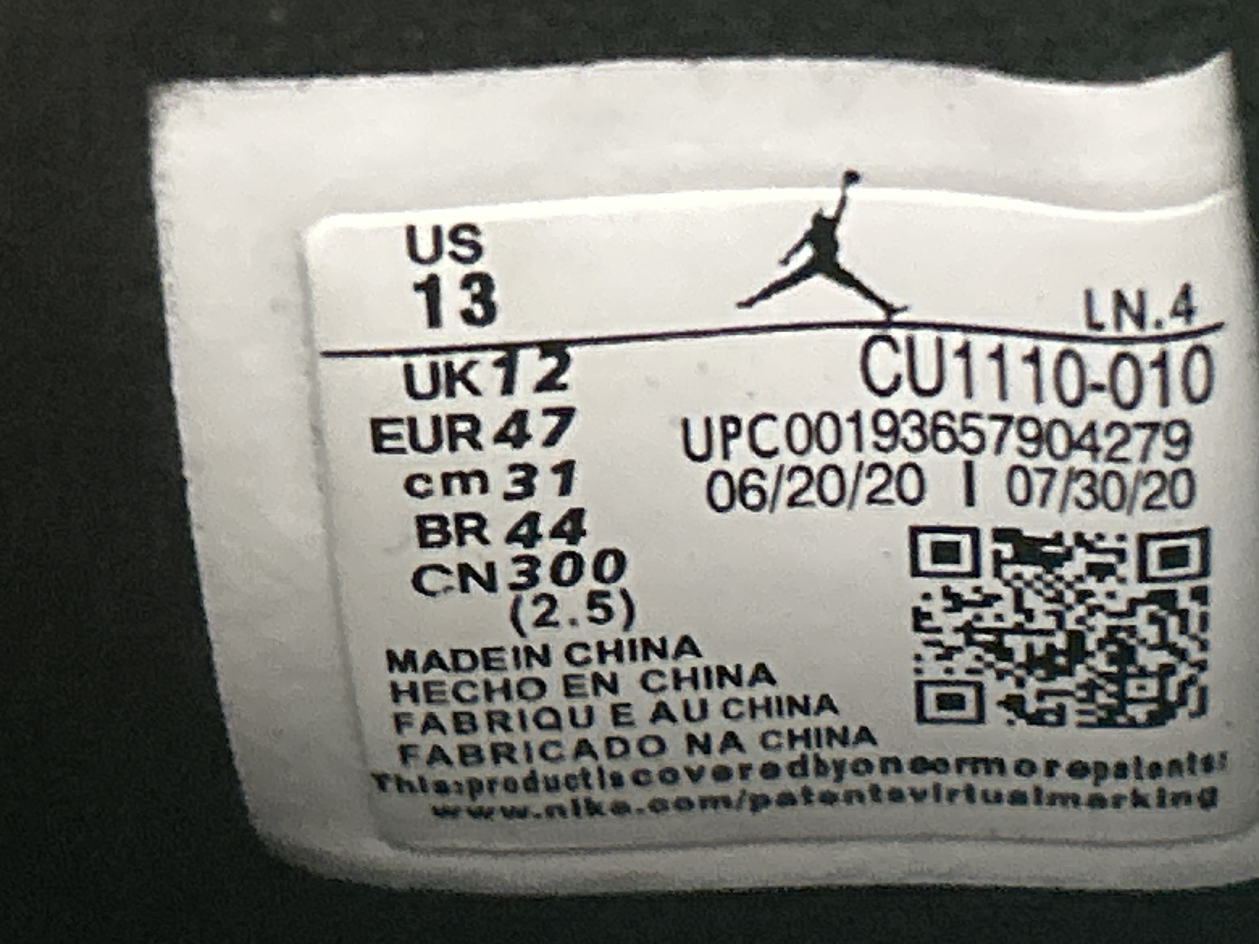 Foto QC 7 de Jordan 4 Retro Black Cat CU1110-010