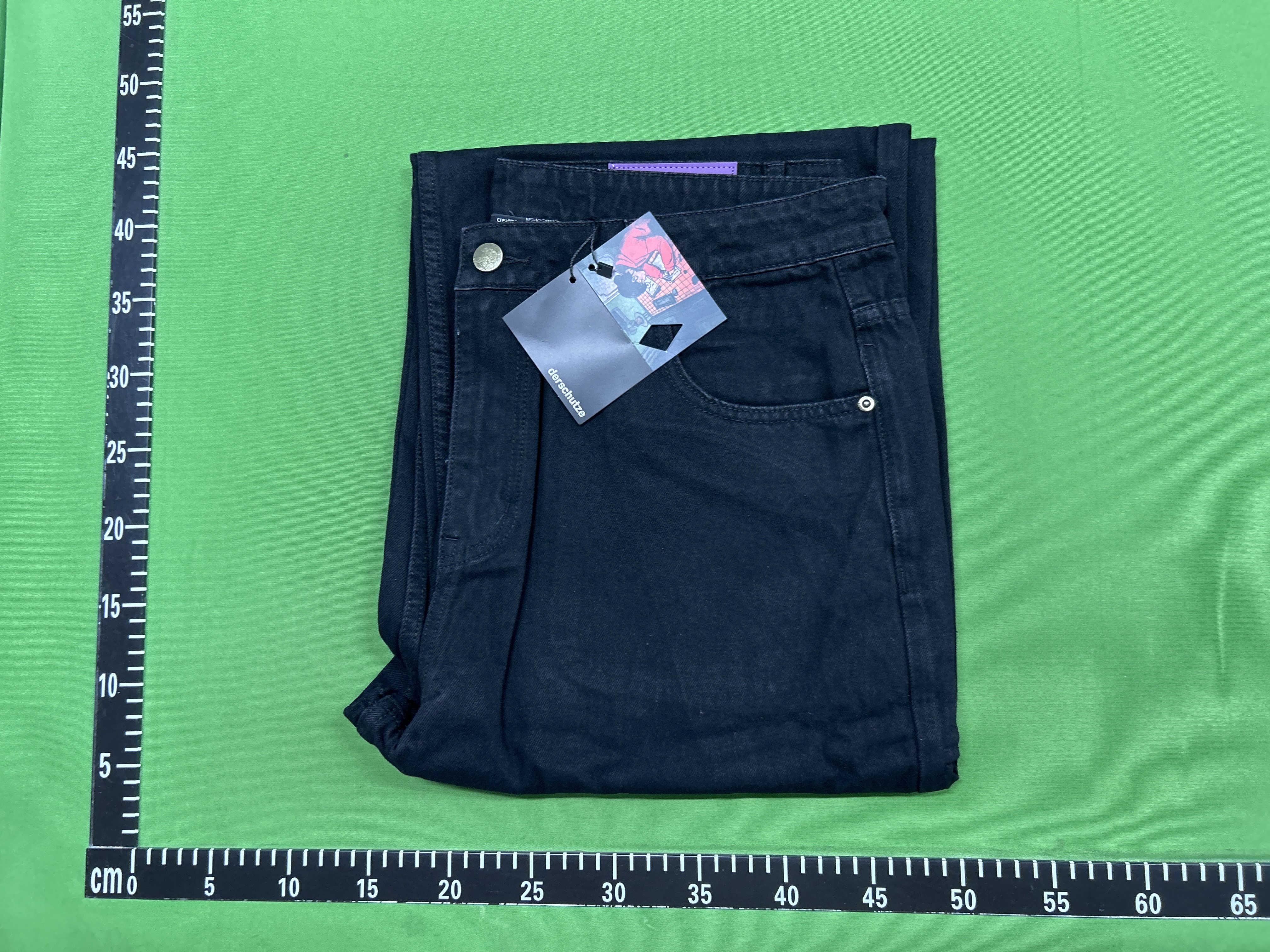 Foto QC 1 de y.h Jeans Back Graphic Baggy Black