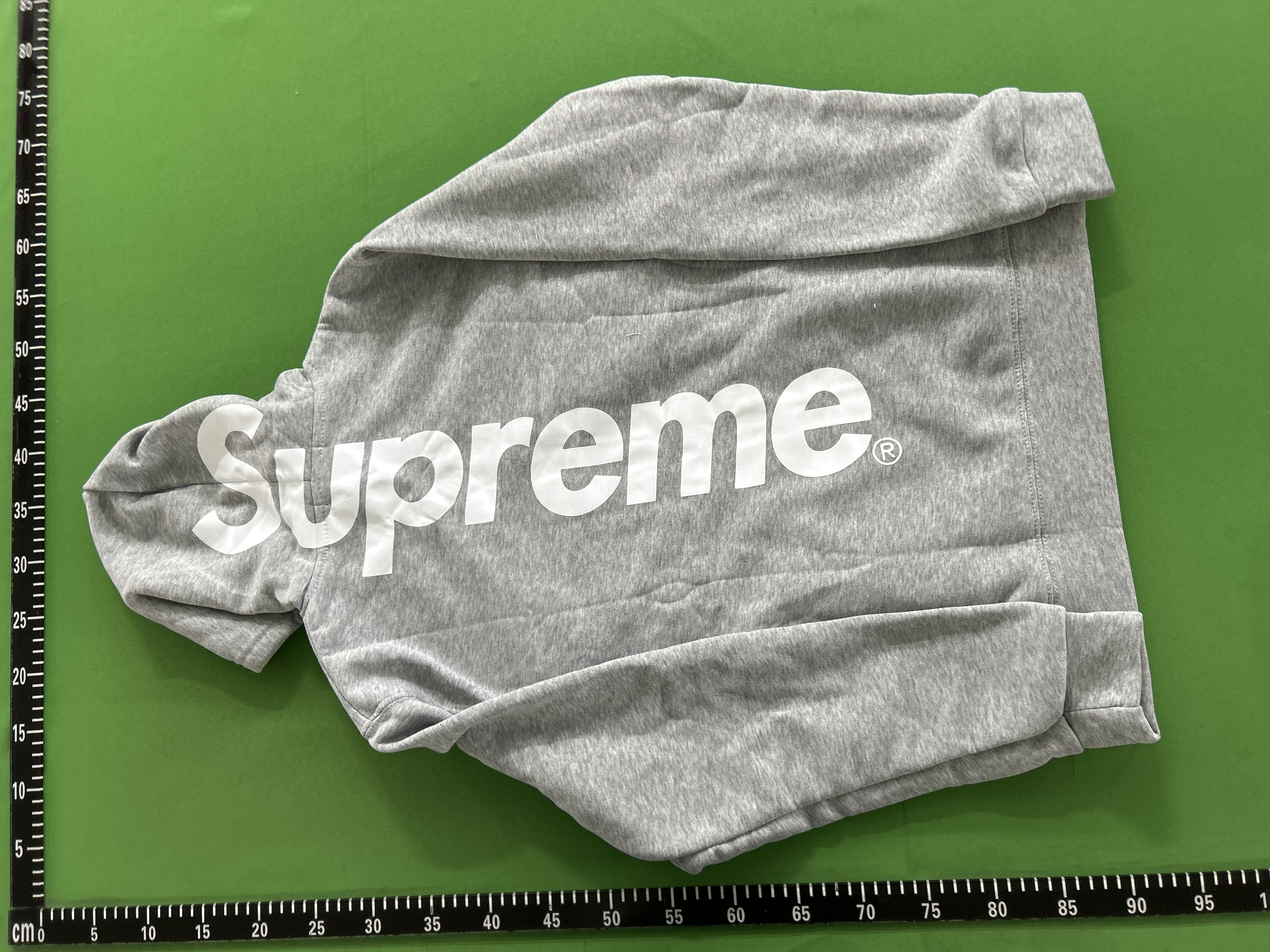 Foto QC 4 de Supreme Satin Appliqué Sweatpants Heather Grey