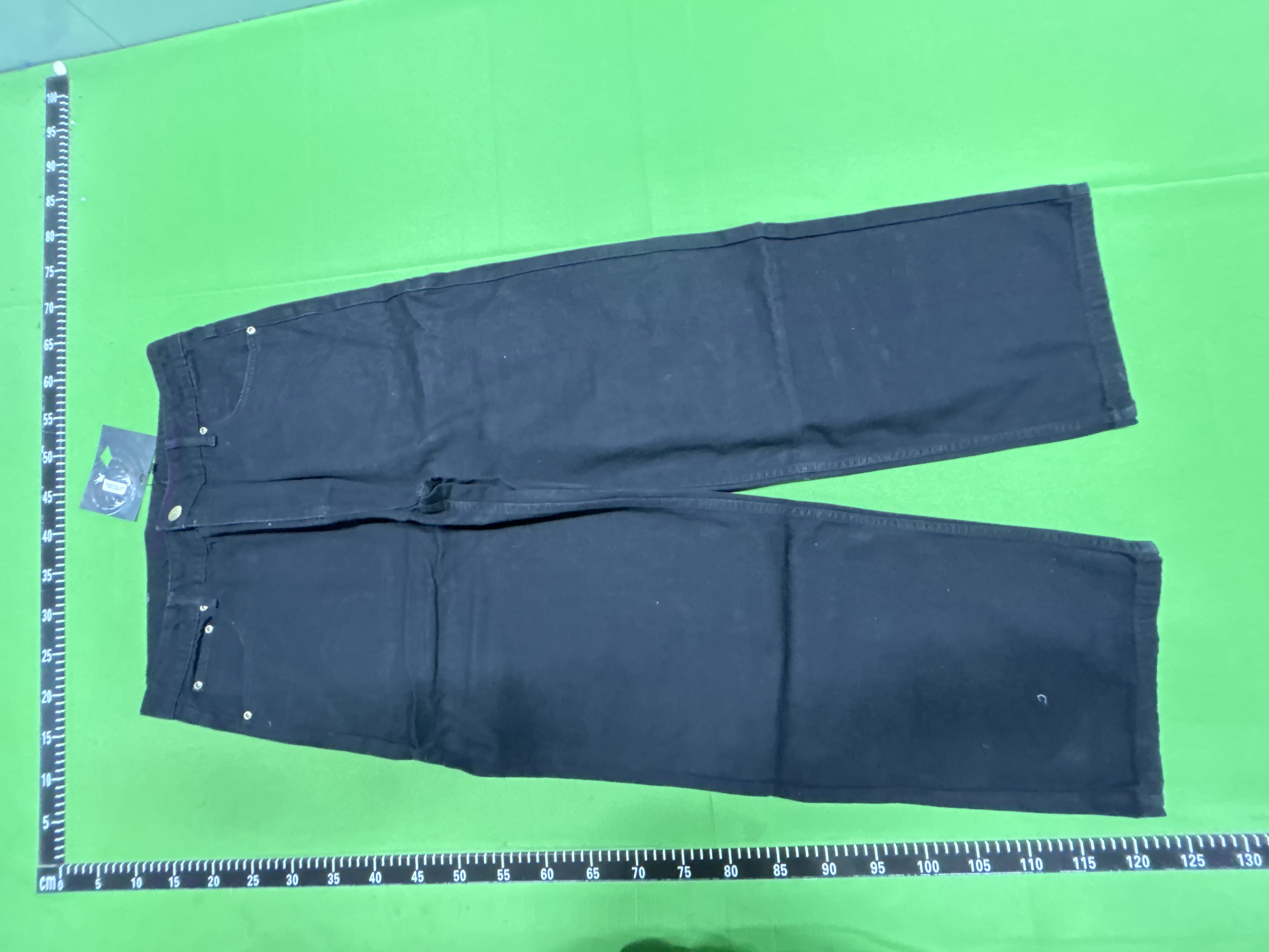 Foto QC 2 de y.h Jeans Back Graphic Baggy Black