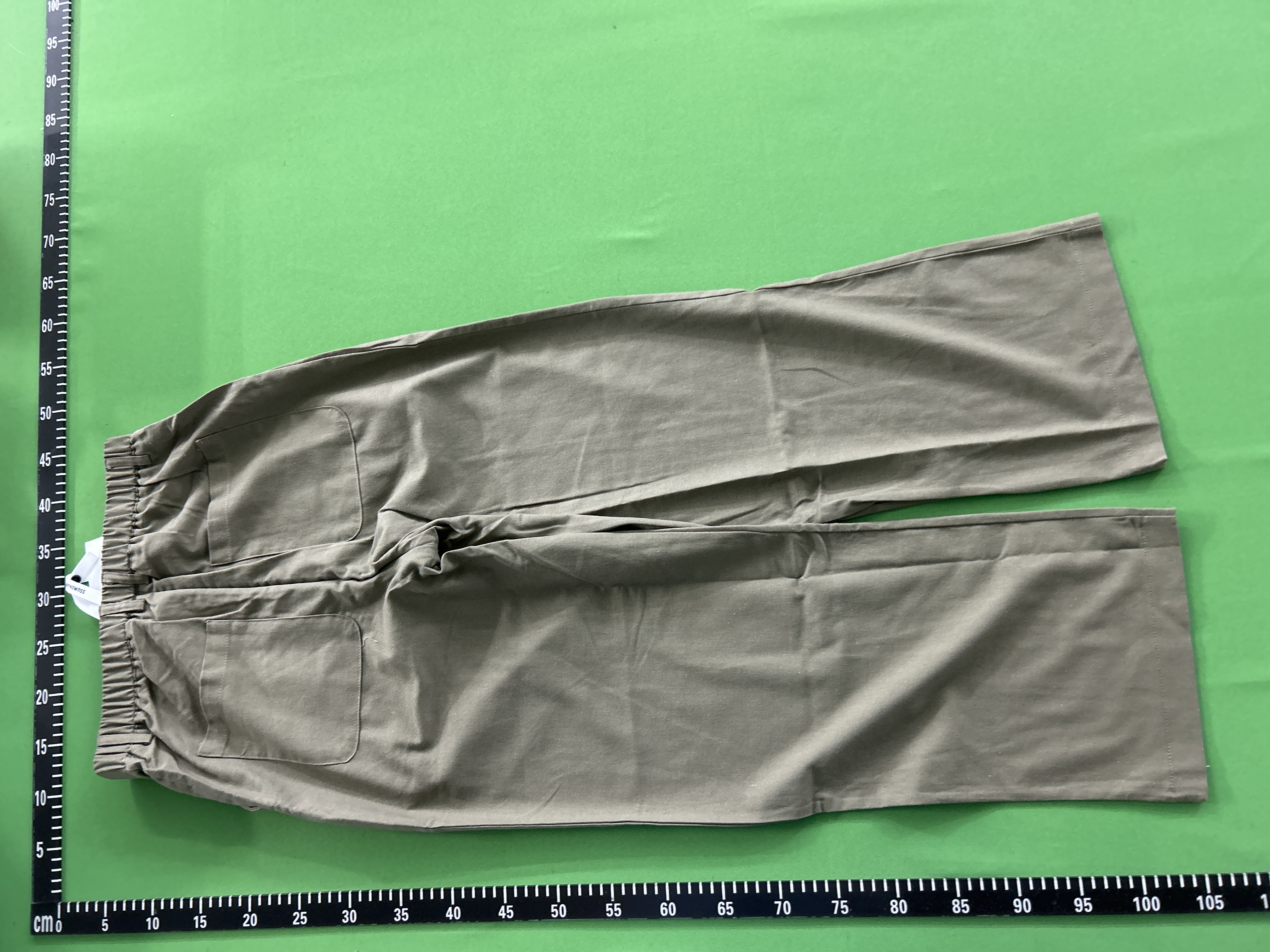 Foto QC 2 de Loro Piana Pants Cotton Linen Pleated Olive