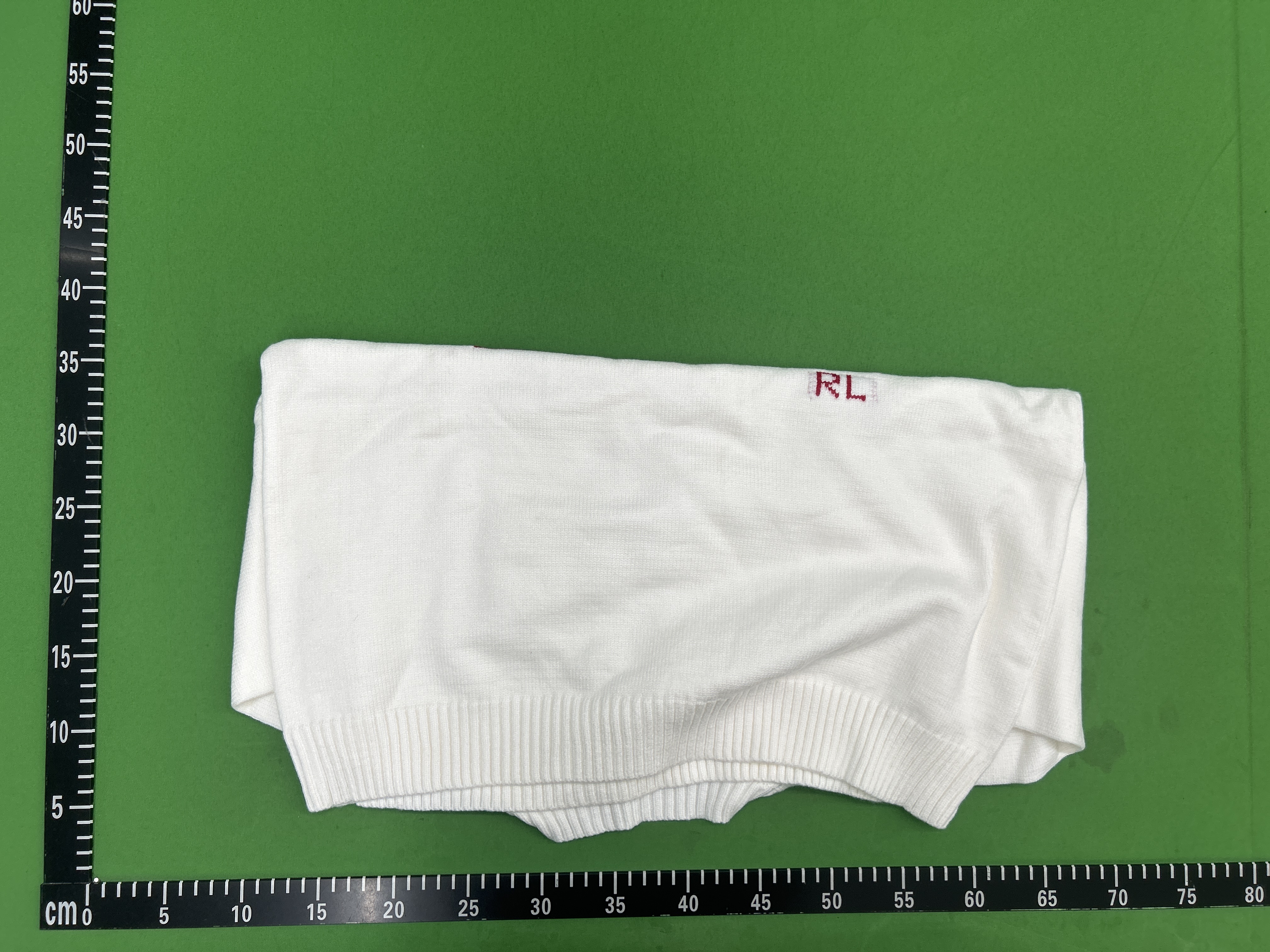 Foto QC 5 de Polo Ralph Lauren Iconic Flag Crewneck Sweater Cotton Navy