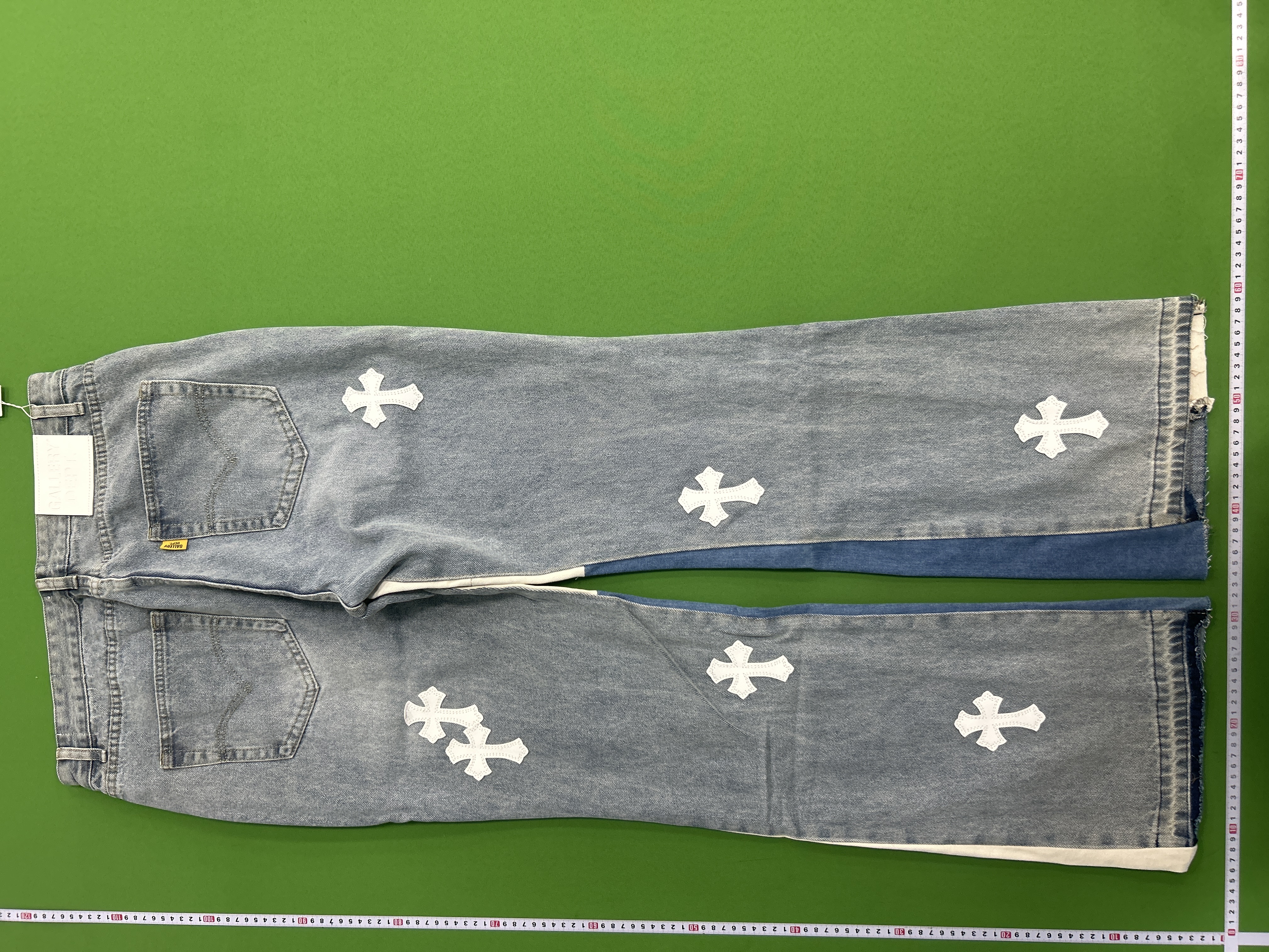 Foto QC 8 de Gallery Dept La Chino Flare Pants Paint Splatter Black