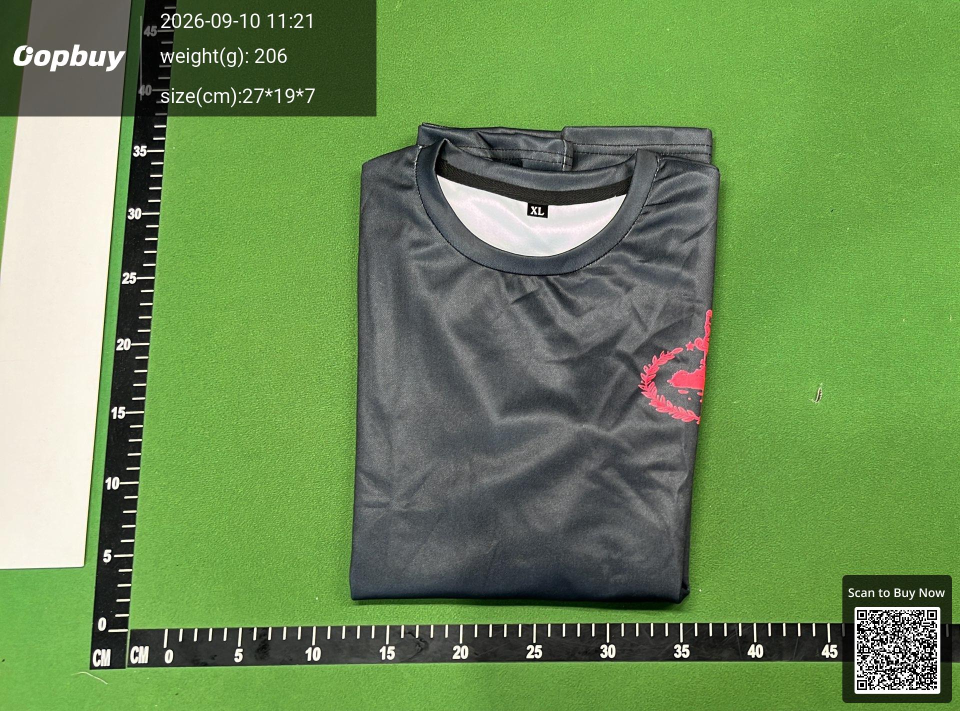 Foto QC 8 de Corteiz x Slaughter Gang T-shirt Black Red