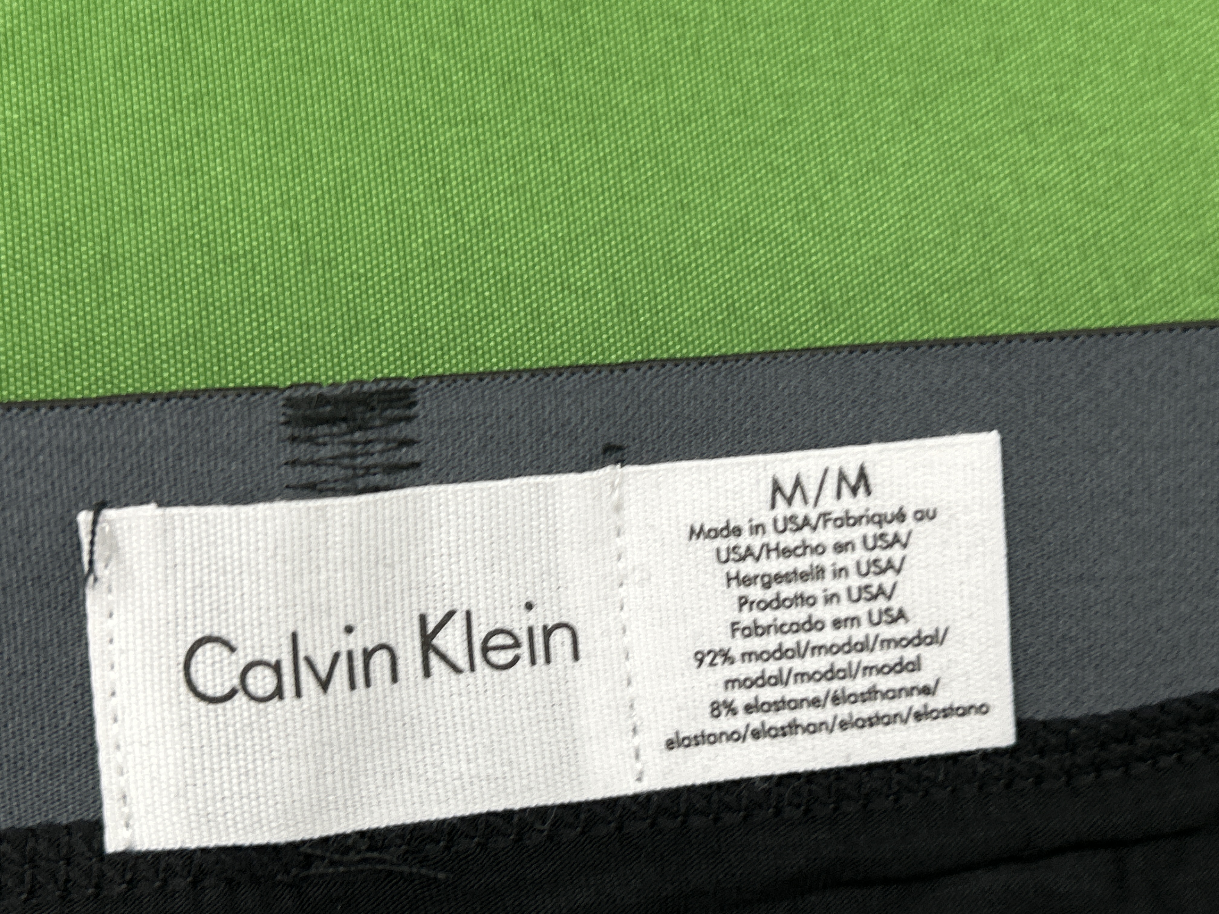 Foto QC 6 de Calvin Klein Underwear Cotton Stretch Low Rise Trunks Black