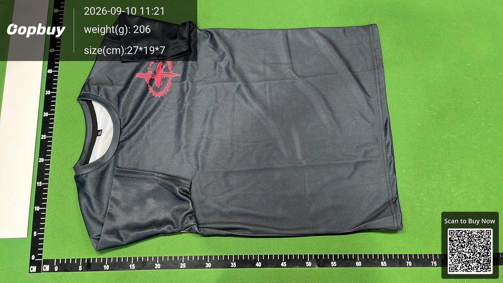 Foto QC 6 de Corteiz x Slaughter Gang T-shirt Black Red