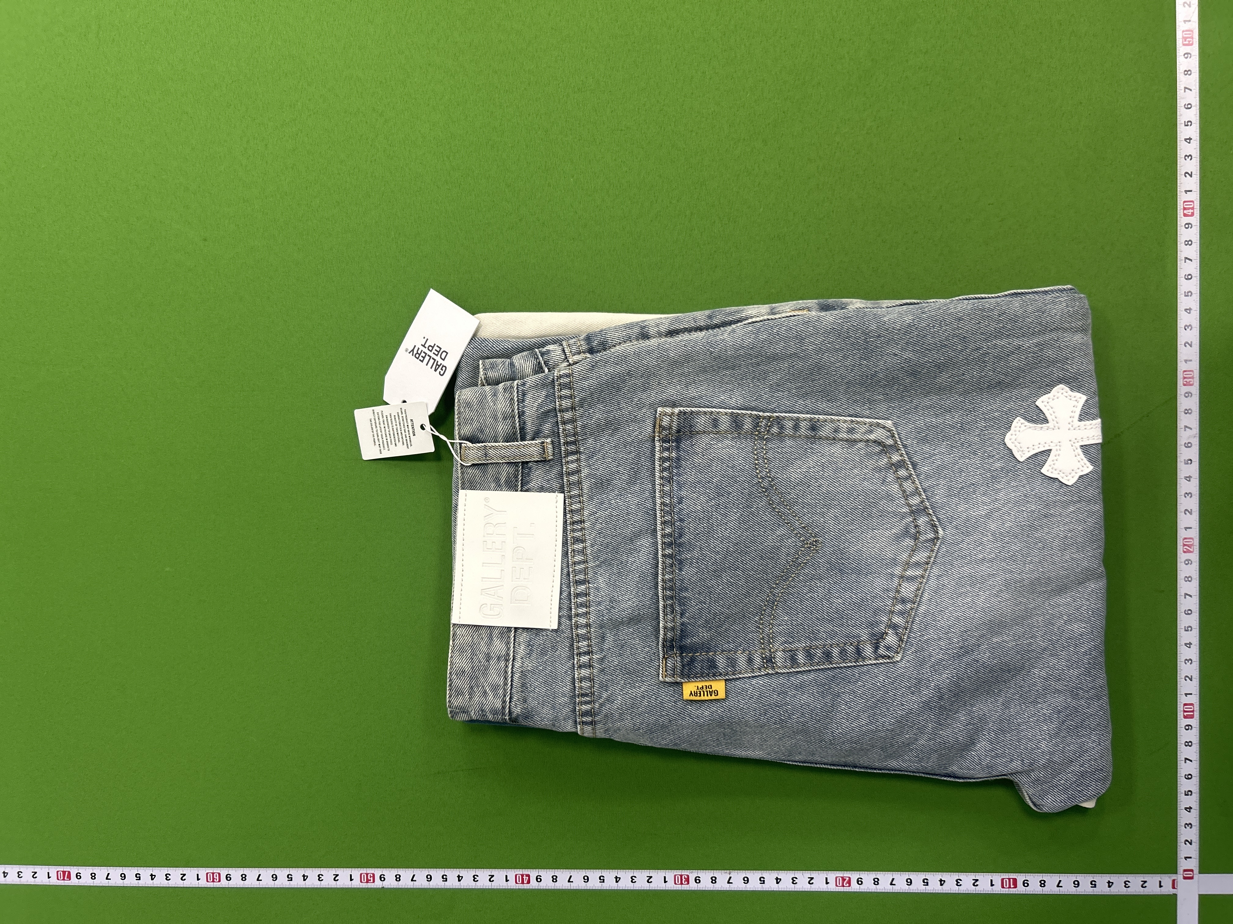 Foto QC 5 de Gallery Dept La Chino Flare Pants Paint Splatter Black
