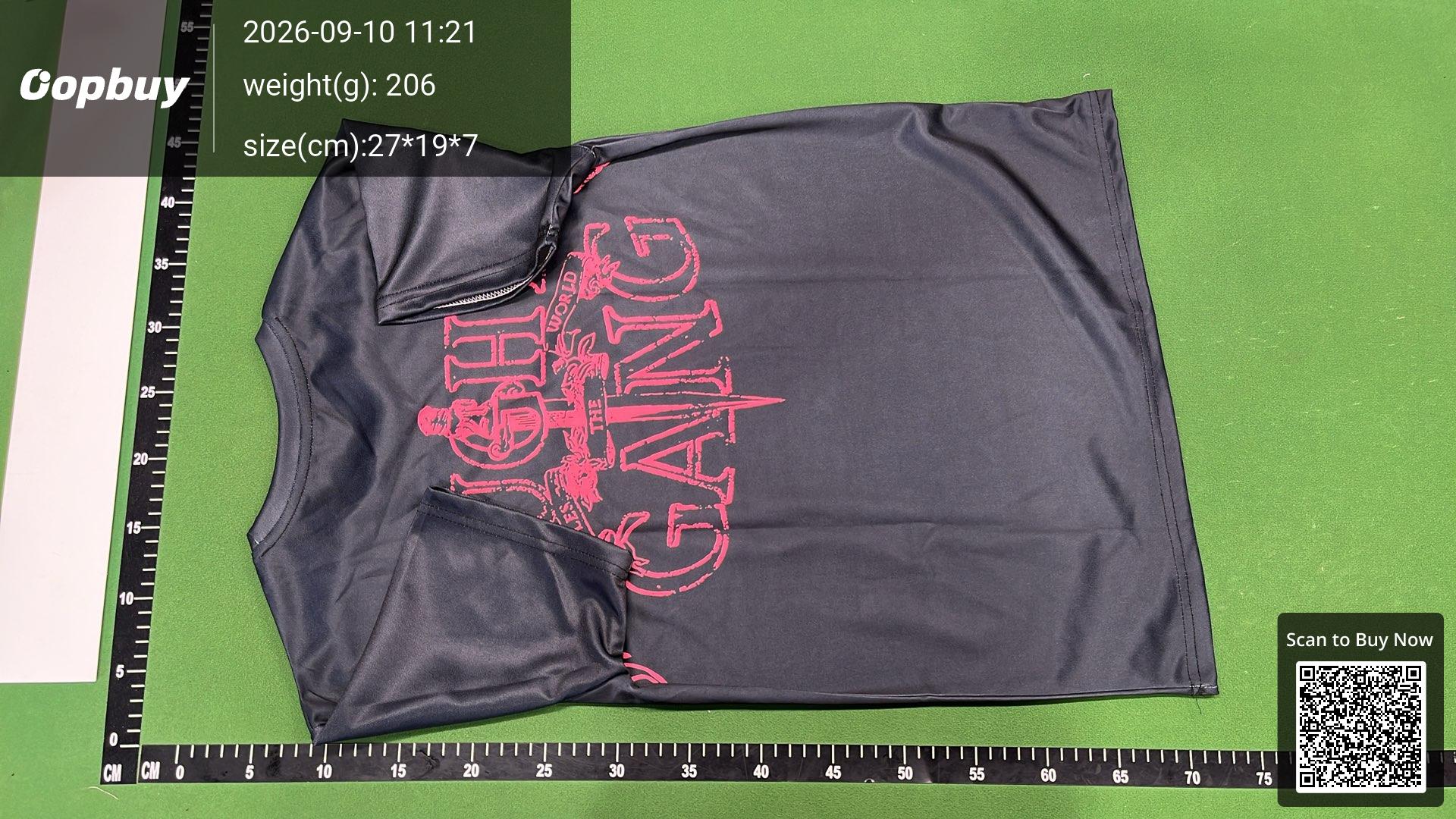 Foto QC 7 de Corteiz x Slaughter Gang T-shirt Black Red