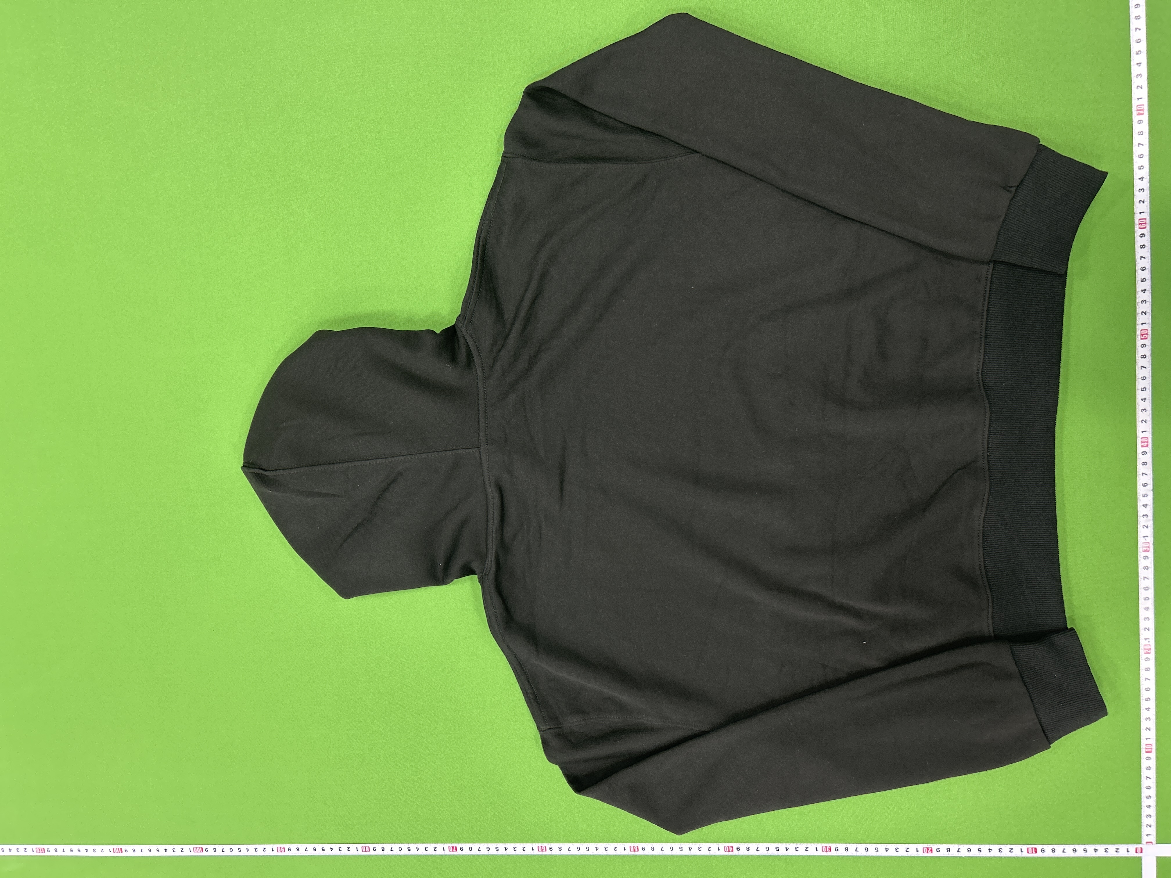 Foto QC 6 de Unbranded Heavyweight Cropped Boxy Hooded Sweater Navy