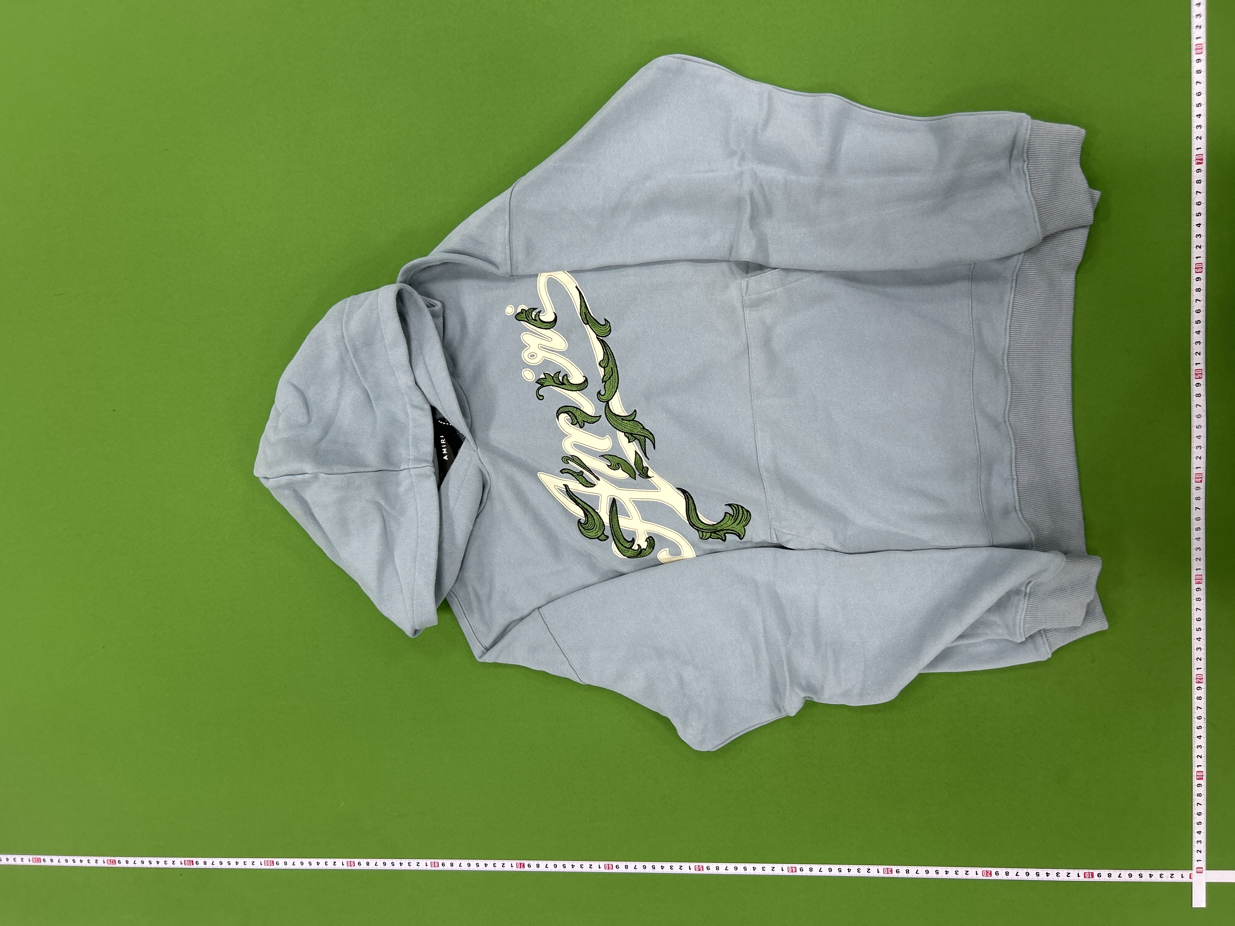 Foto QC 3 de Amiri Angel Sweatpants Wide Leg Teal