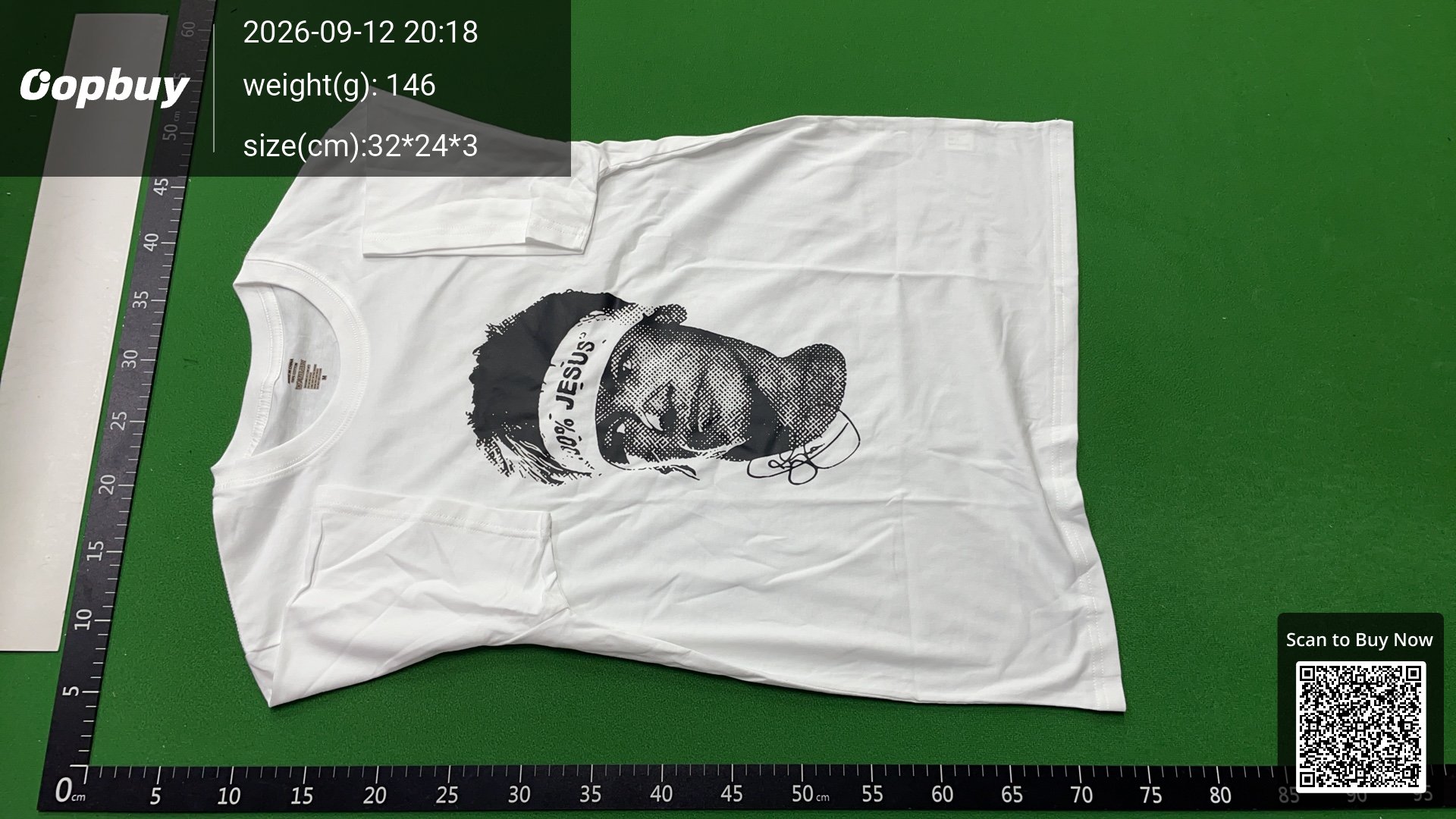 Foto QC 6 de Unsurbull Cristiano Ronaldo River Skrrt T-shirt Black