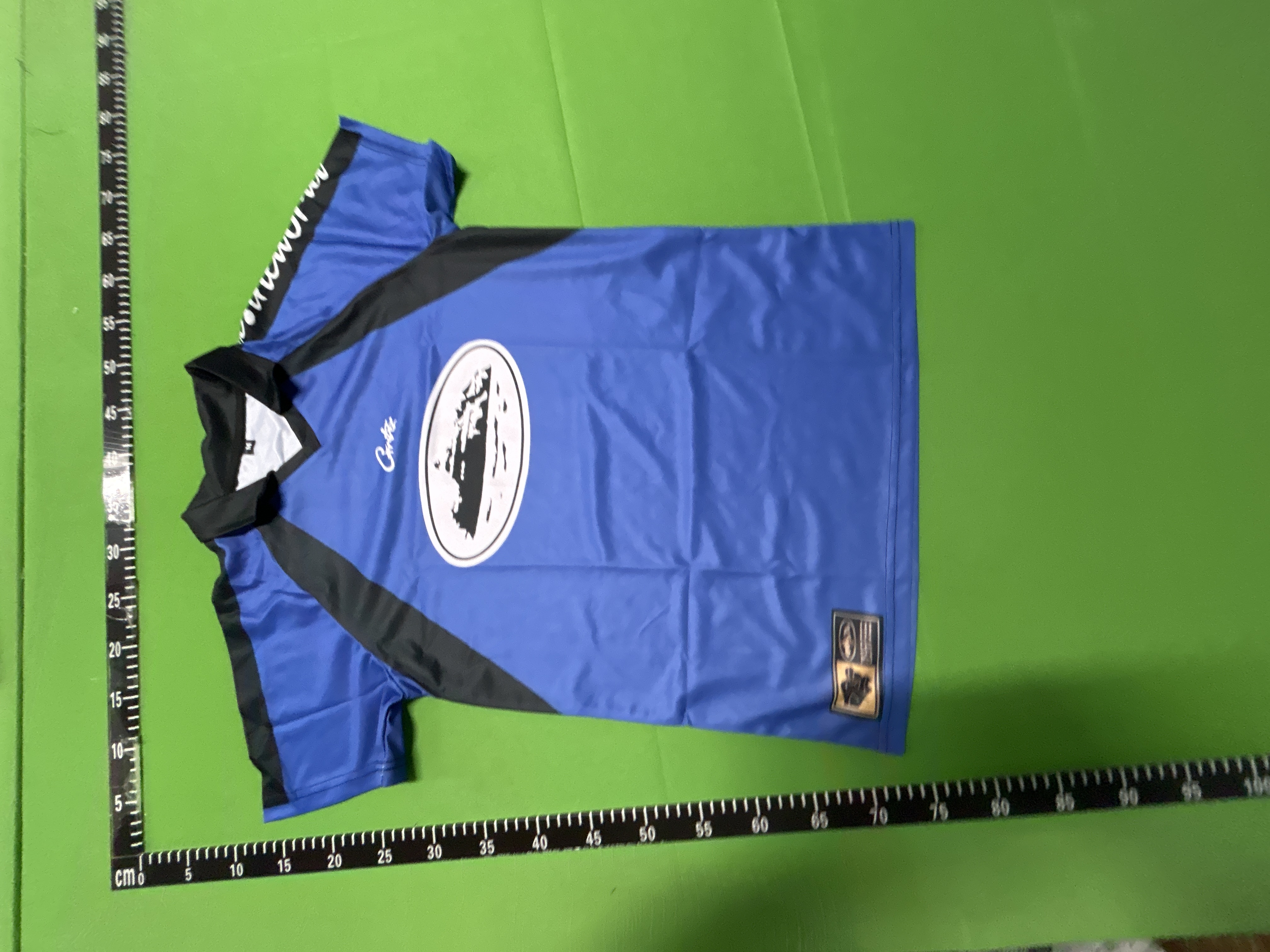 Foto QC 3 de Corteiz Allstarz Football Jersey Baby Blue