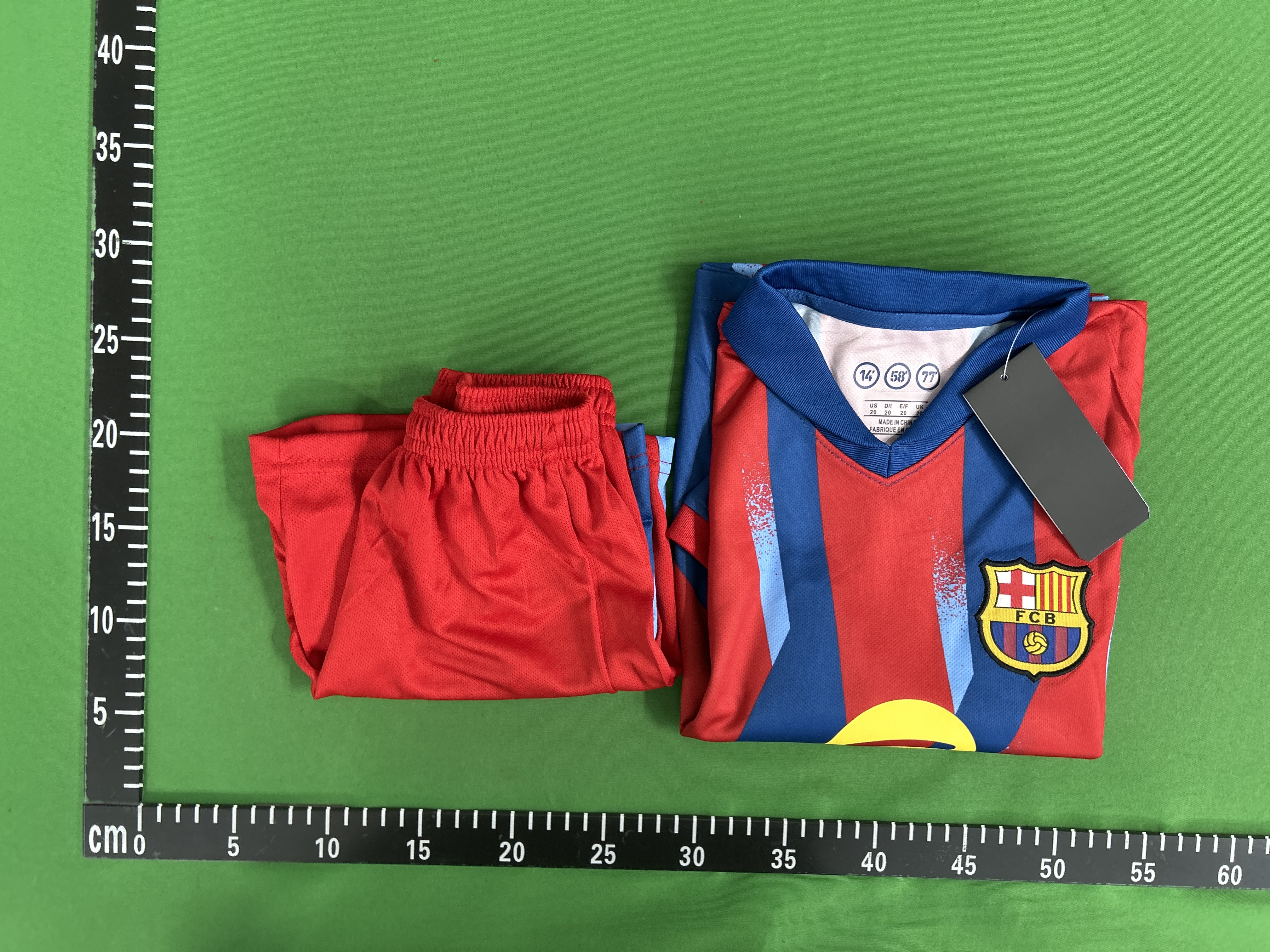 Foto QC 6 de Nike FC Barcelona 2025/26 Fourth Kit Set Gym Blue/Salsa Red