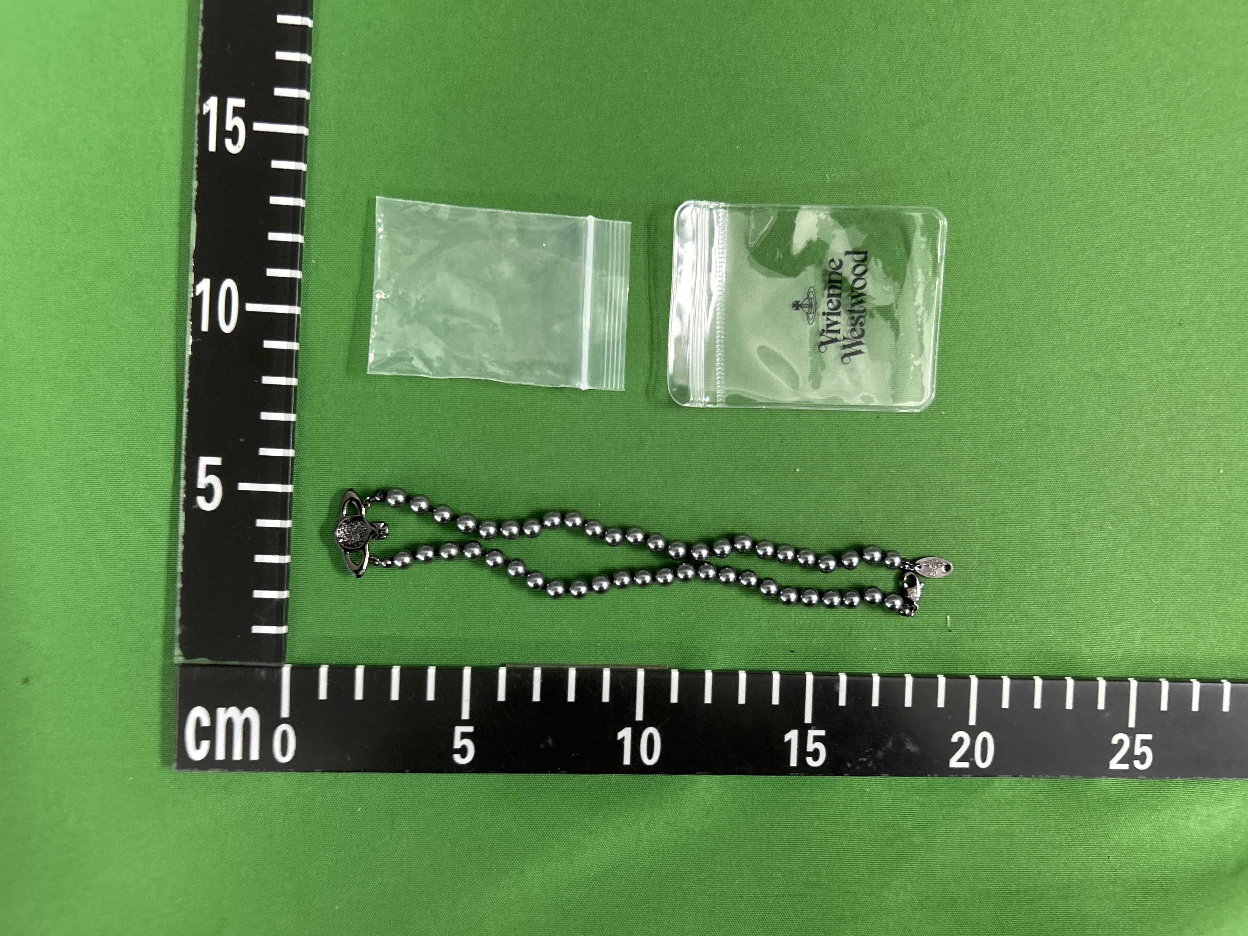 Foto QC 1 de Vivienne Westwood Necklace Metal Pearl Crystal Silver Pink