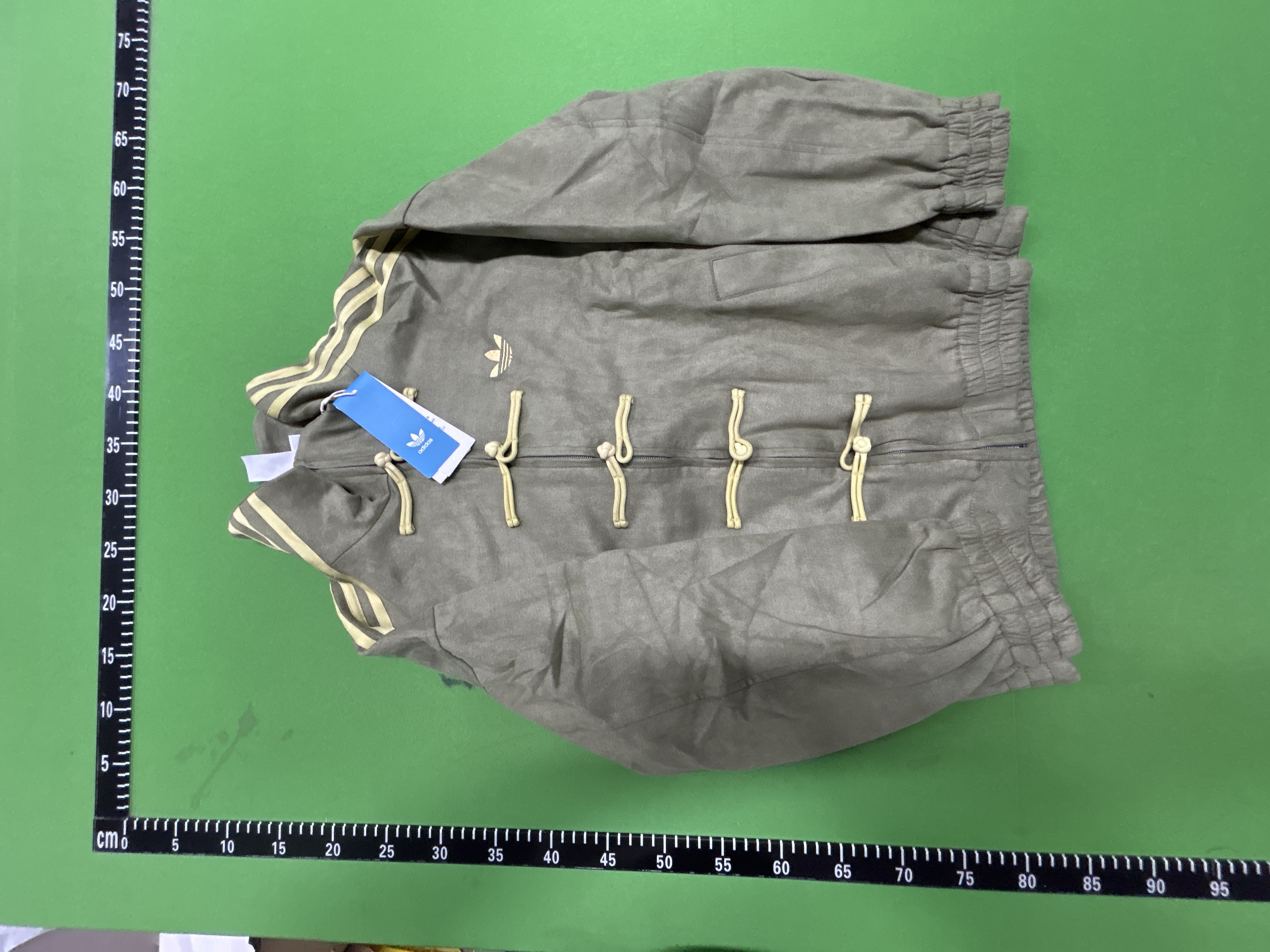 Foto QC 7 de adidas Originals Jacket Suede Tang Suit Frog Buttons Brown