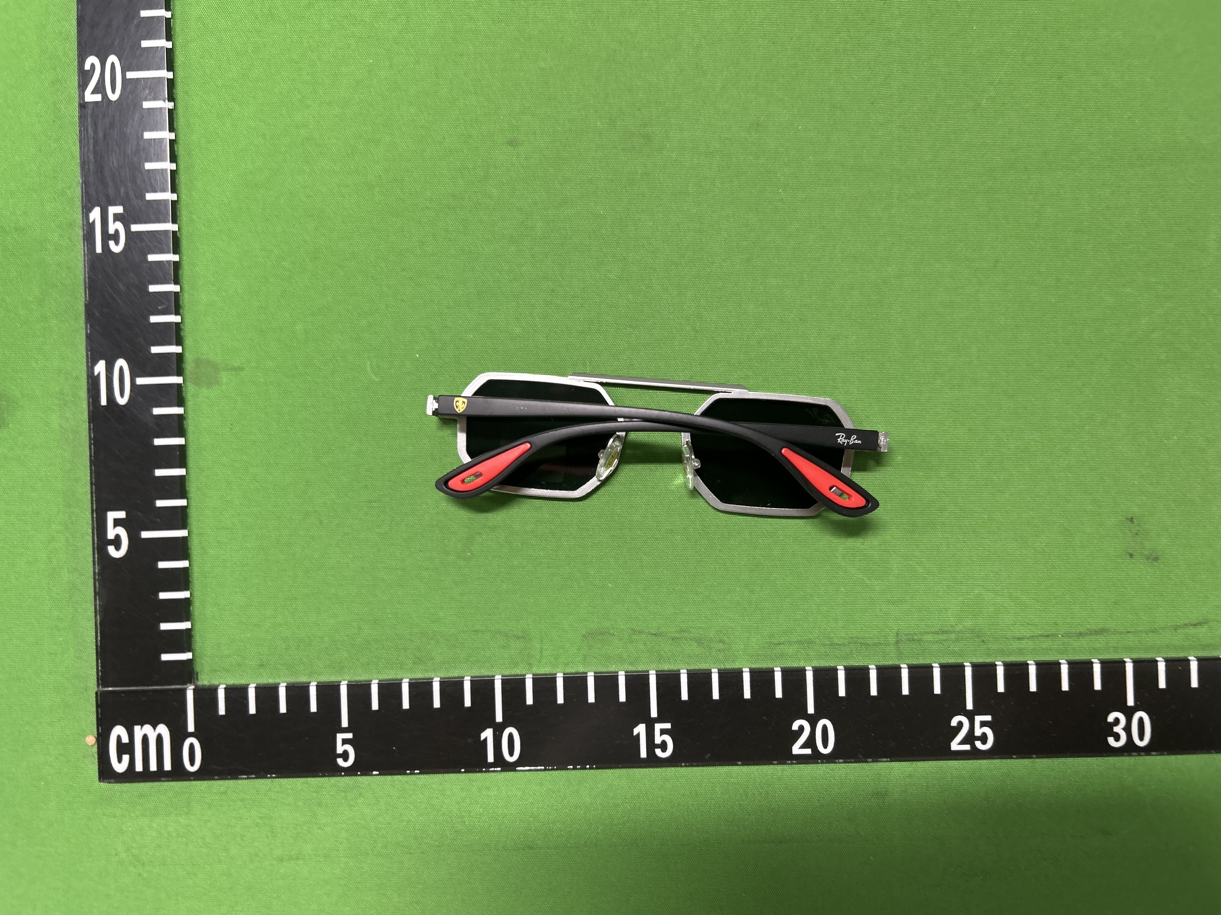 Foto QC 5 de Unbranded Octagonal Metal Eyeglasses Gunmetal Black Orange