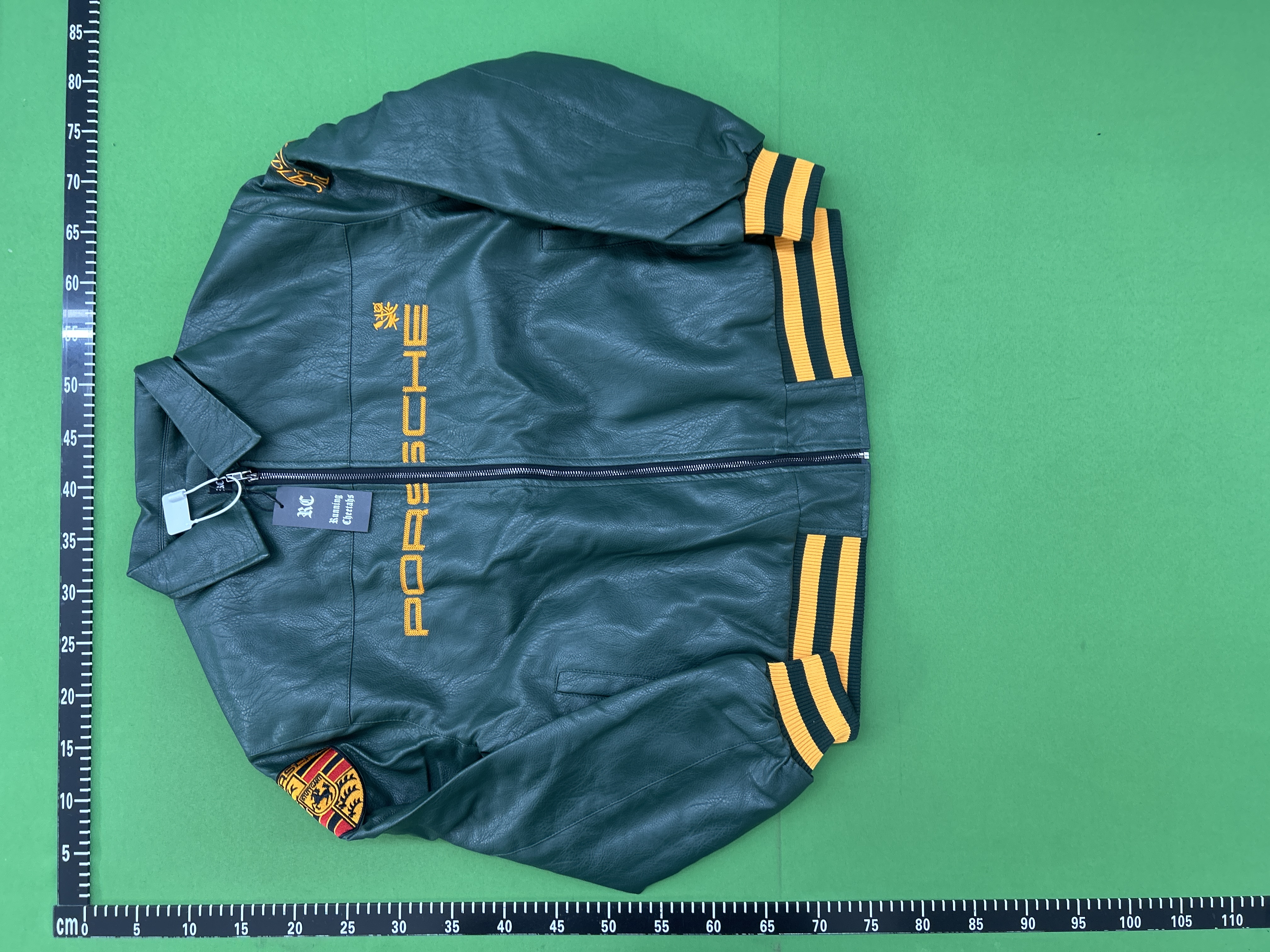 Foto QC 8 de Aimé Leon Dore x Porsche 993 Turbo Leather Club Jacket Black