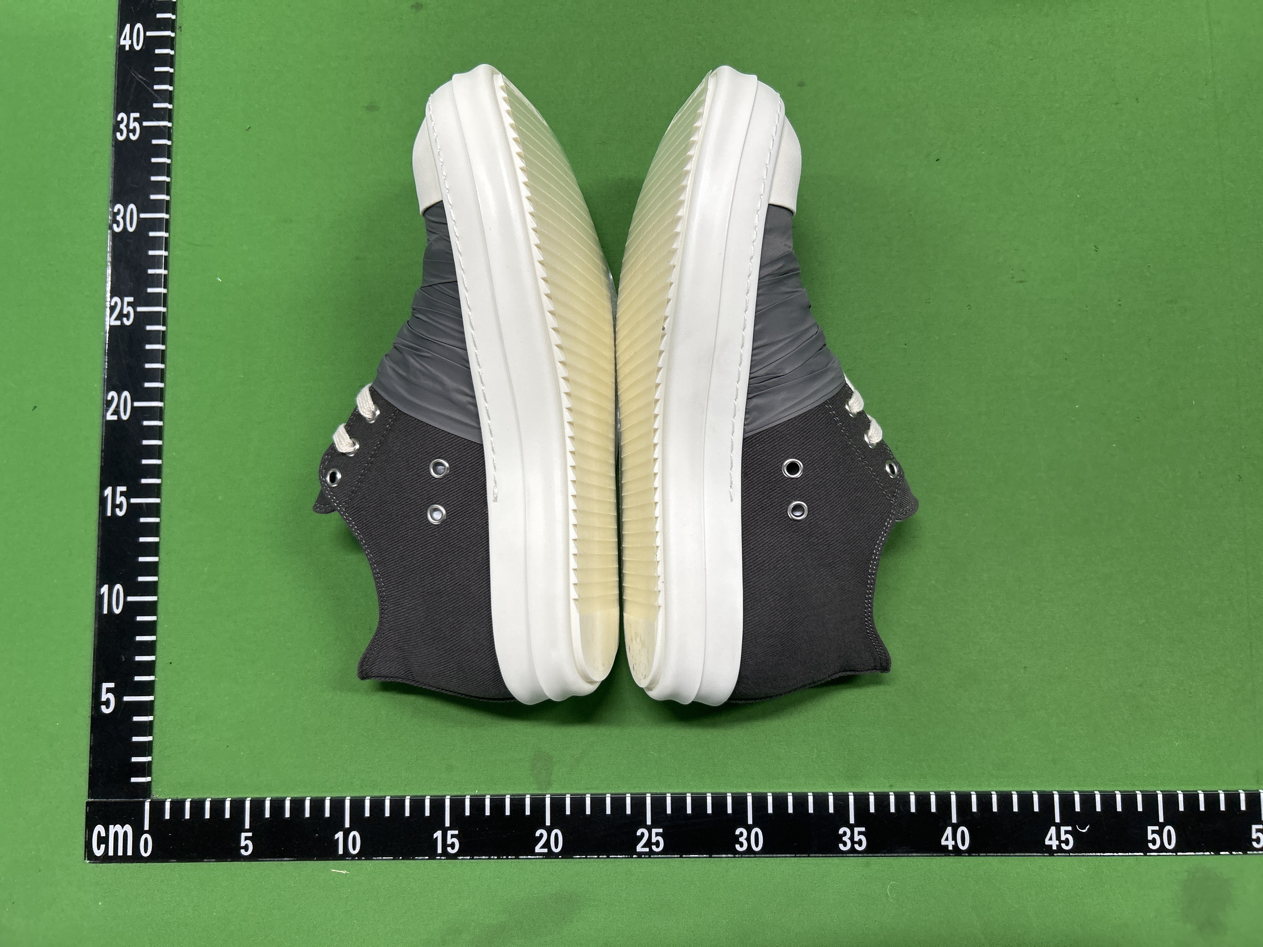 Foto QC 8 de Rick Owens Cargo Sneaker Boots Over-The-Knee Nylon Pocket Detail Black