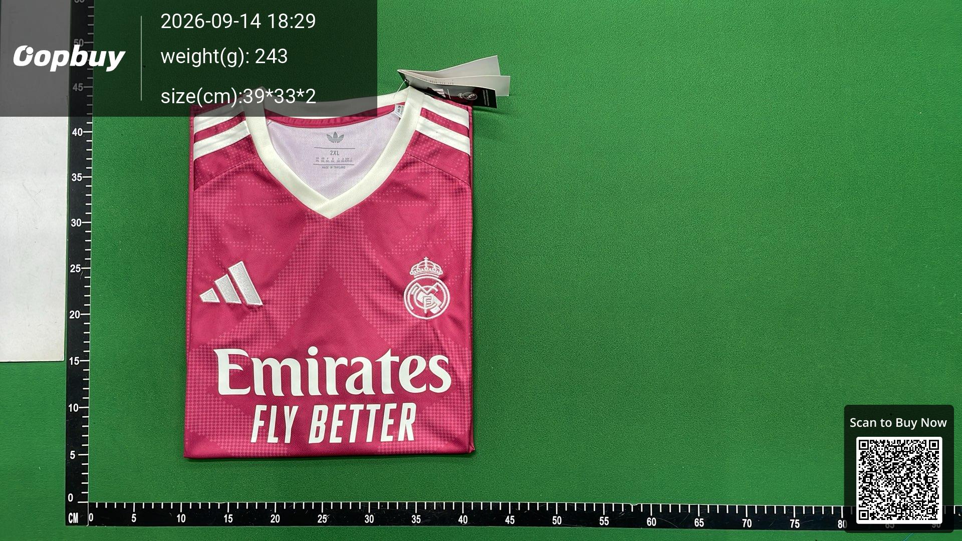 Foto QC 4 de adidas x Real Madrid 2026/27 Away Jersey Aurora Ivy