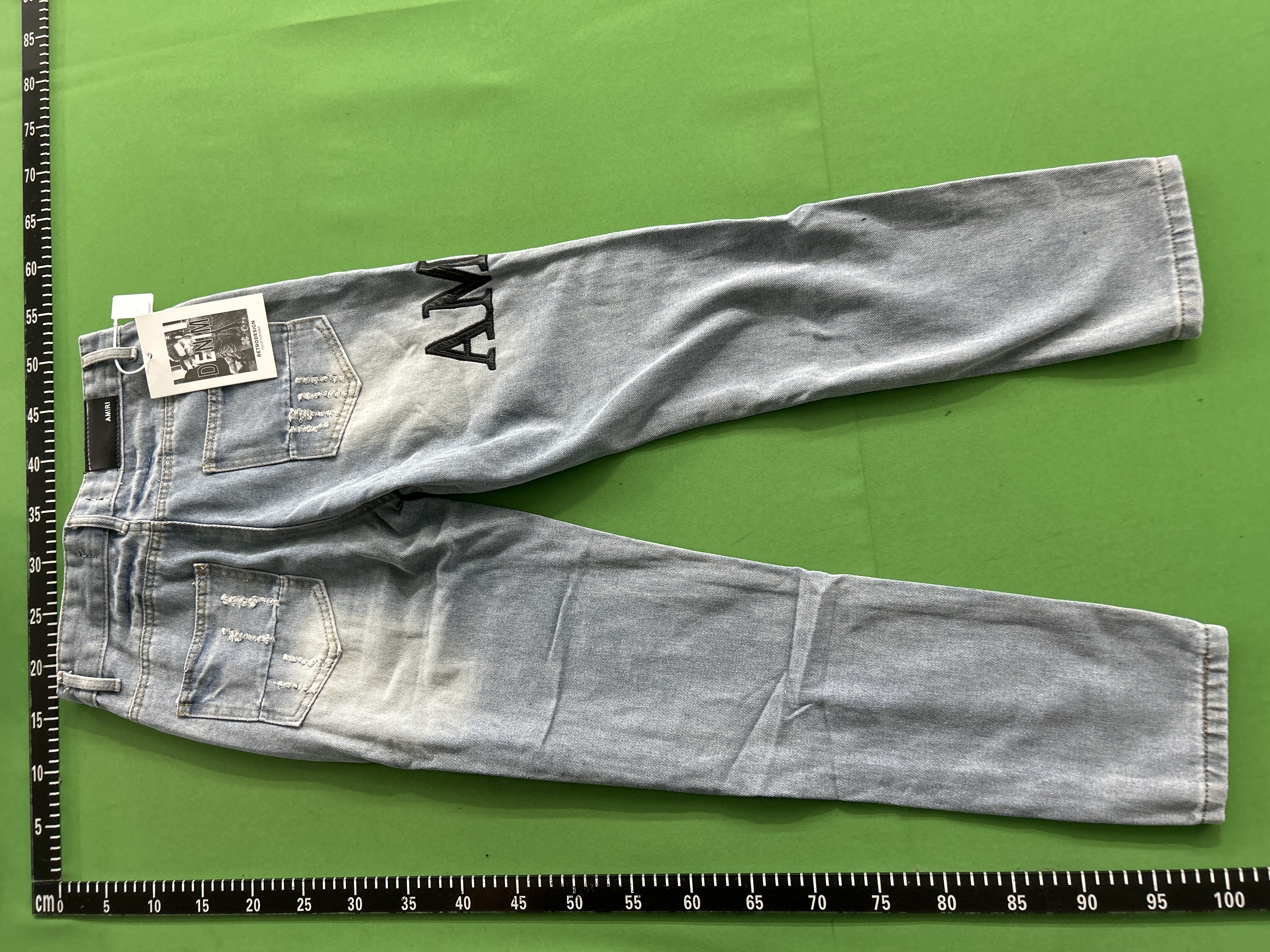 Foto QC 8 de Other Jeans Slim Fit Distressed Patchwork Embroidered Black