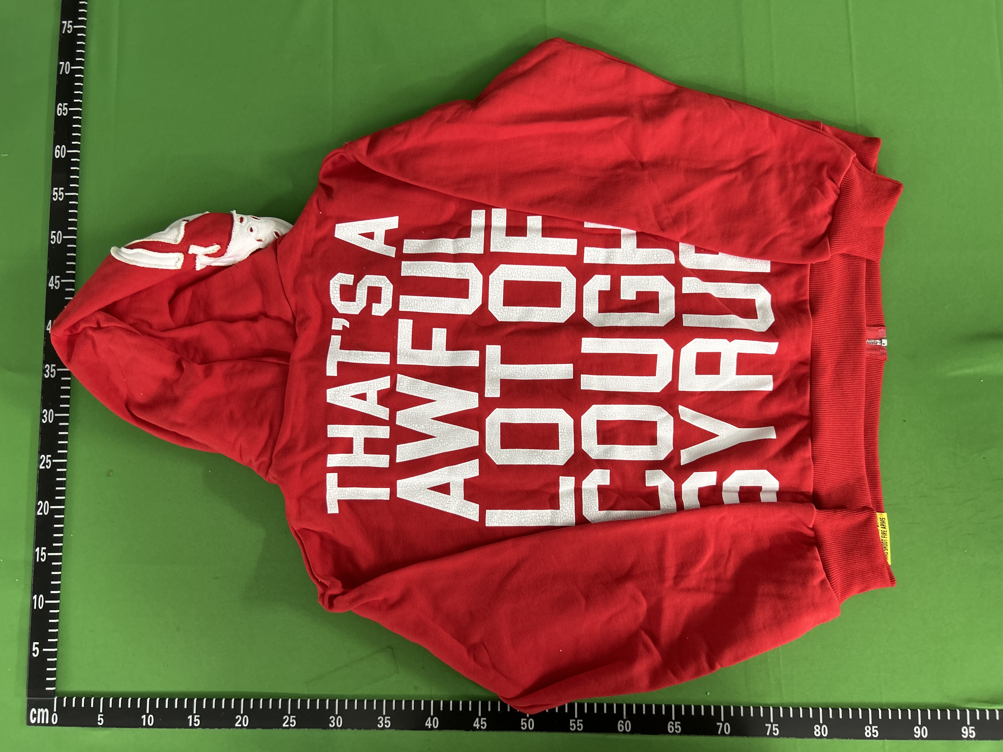 Foto QC 1 de That's A Awful Lot Of Cough Syrup Classic Sweater Hoodie Gamma Blue