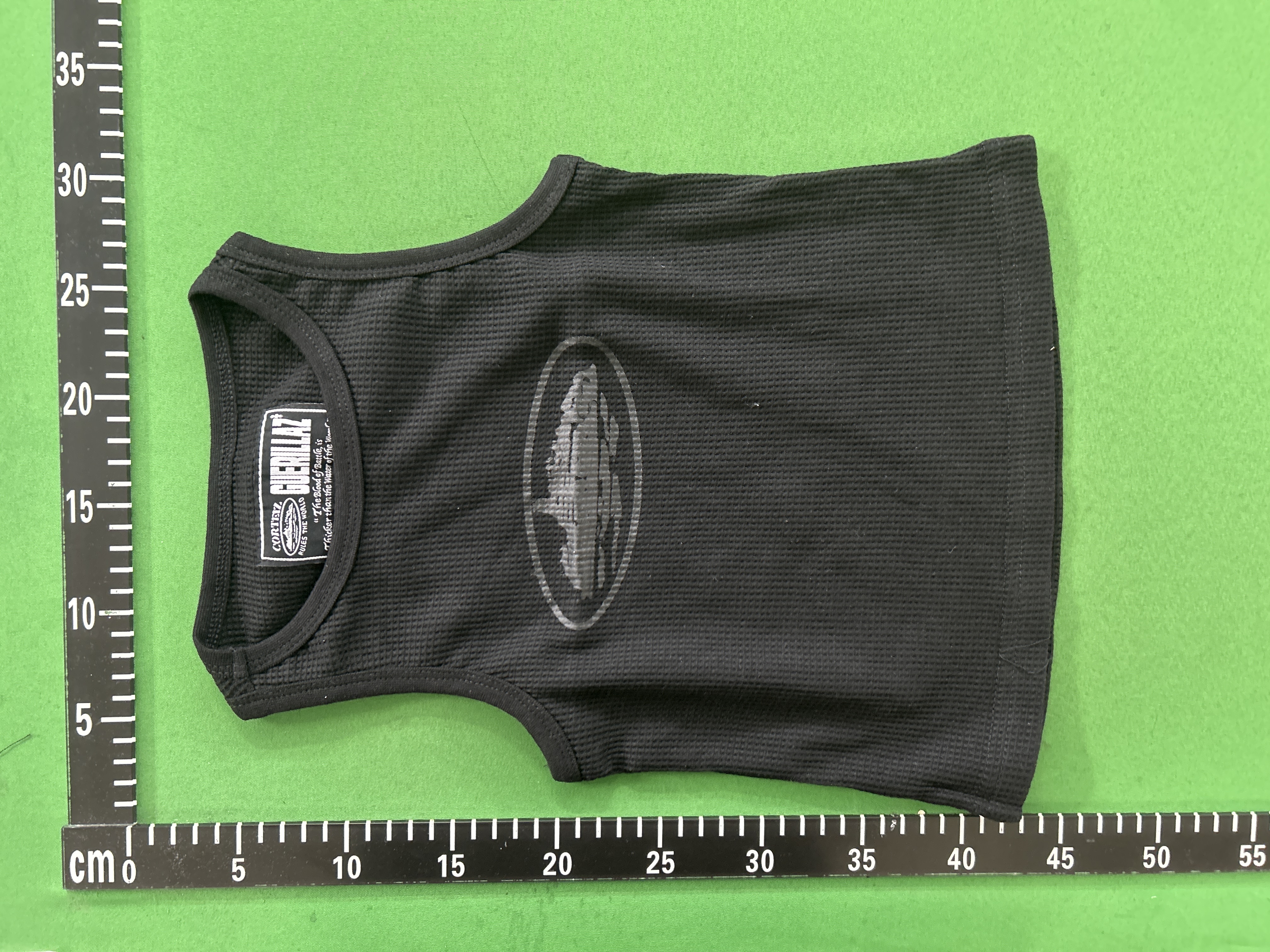 Foto QC 3 de Guerrillaz Tank Logo Stars Print Grey