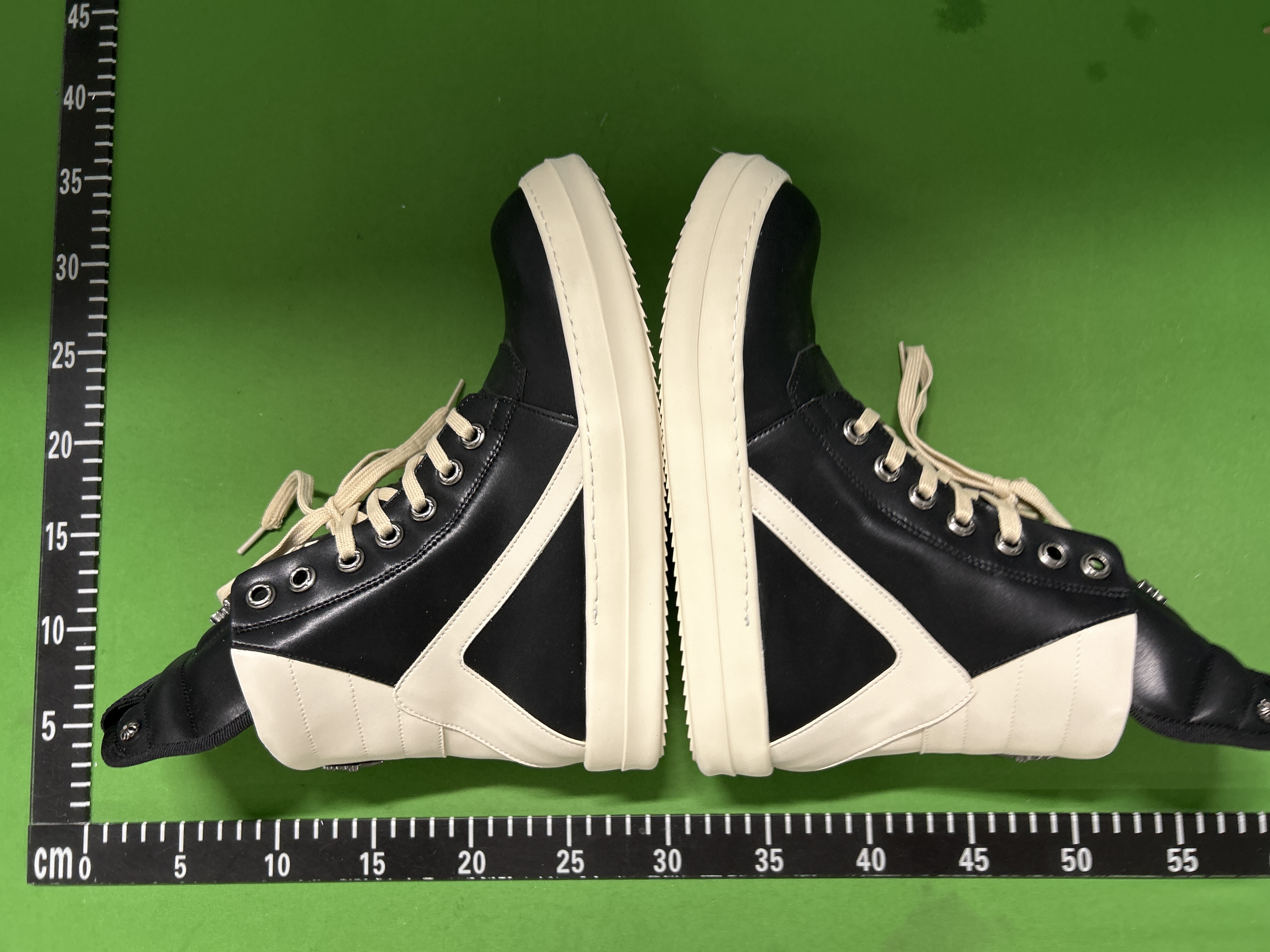 Foto QC 5 de Chrome Hearts Geobasket High Rick Owens Black White