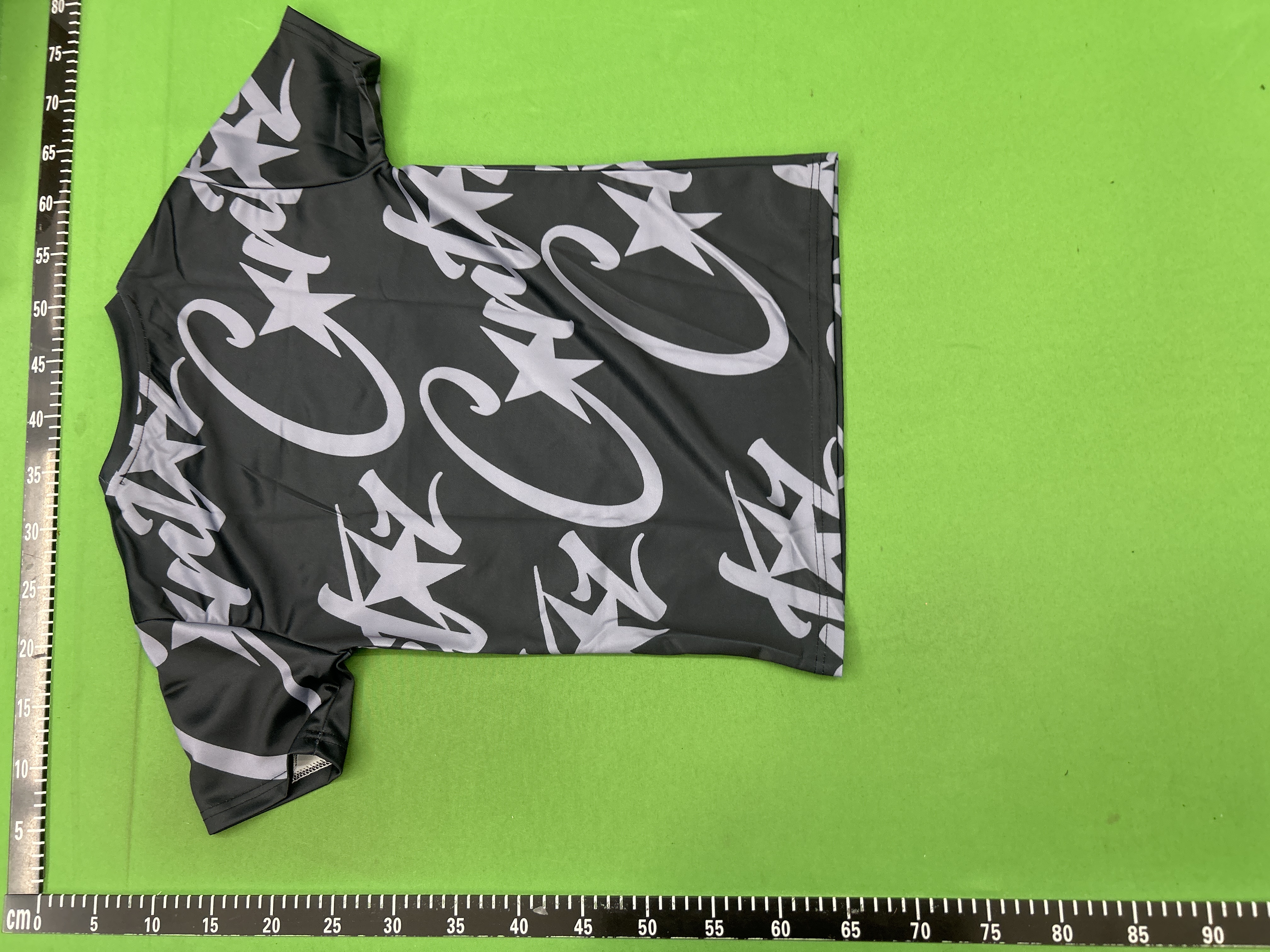 Foto QC 4 de Corteiz Alcatraz T-shirt Star All Over Print Black