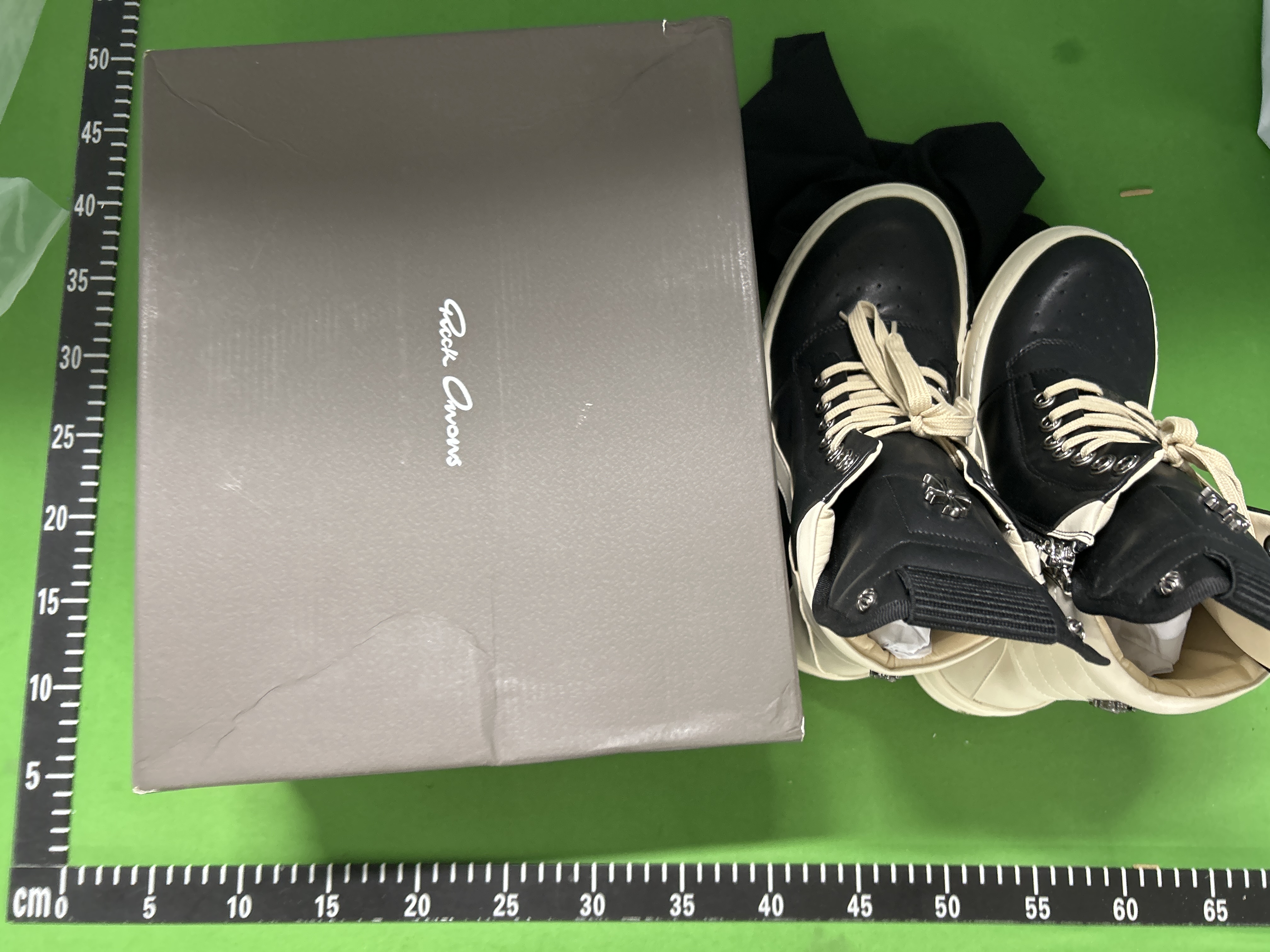 Foto QC 2 de Chrome Hearts Geobasket High Rick Owens Black White