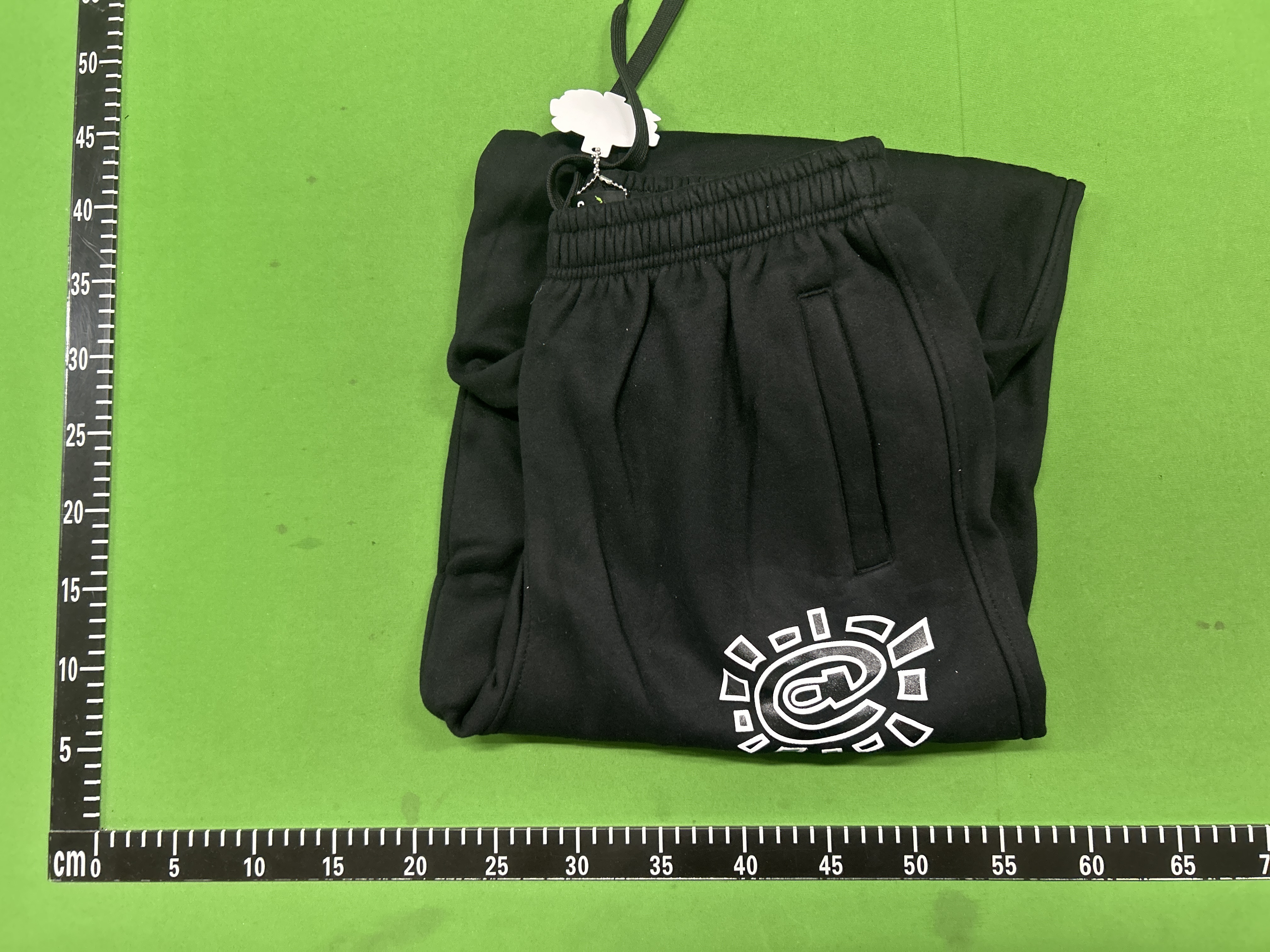 Foto QC 1 de ADWYSD Relaxed Sun Logo Sweatpants Black