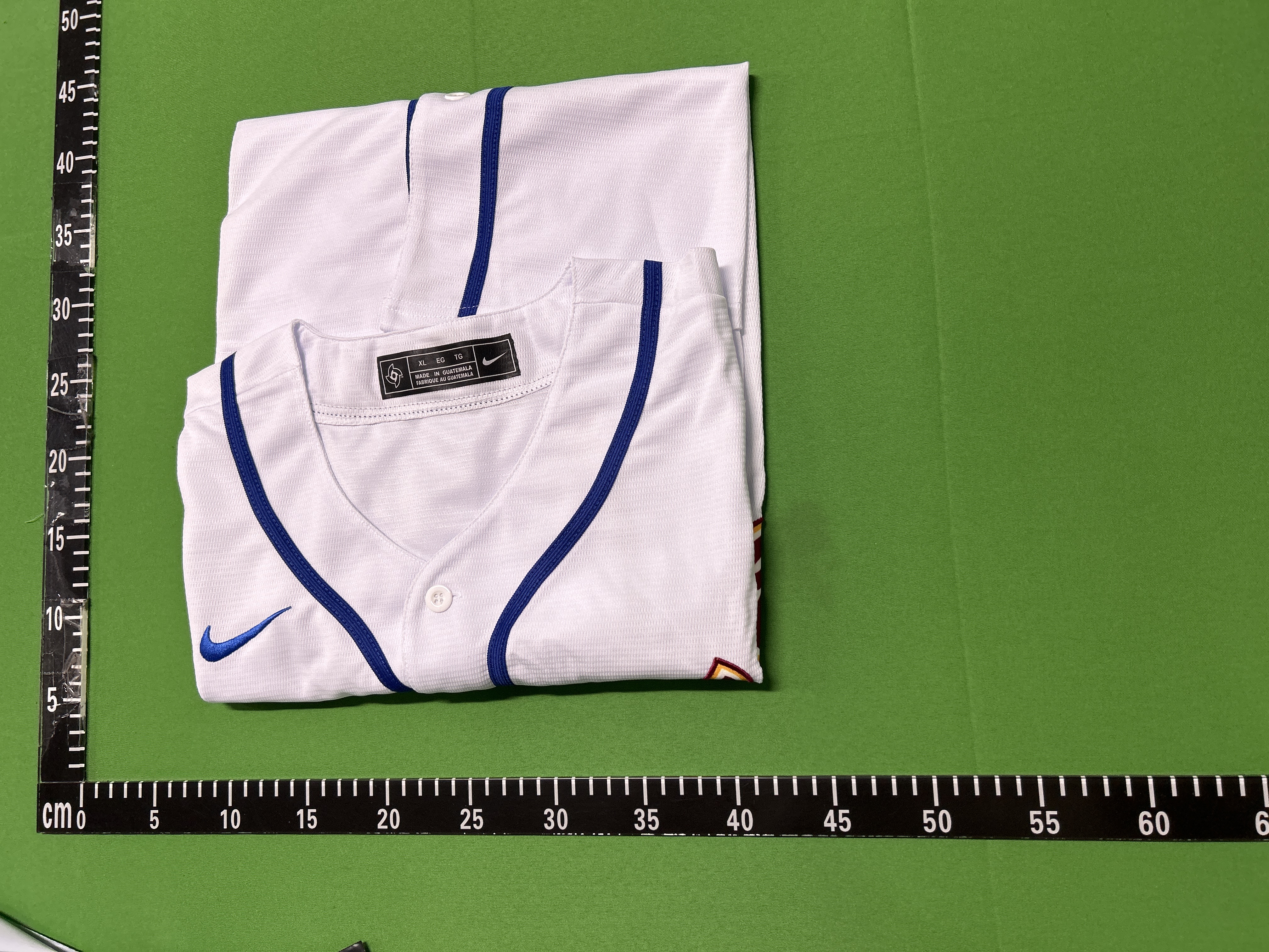 Foto QC 5 de WBC x Venezuela 2026 Away Acuña Jr. #21 Baseball Jersey Blue
