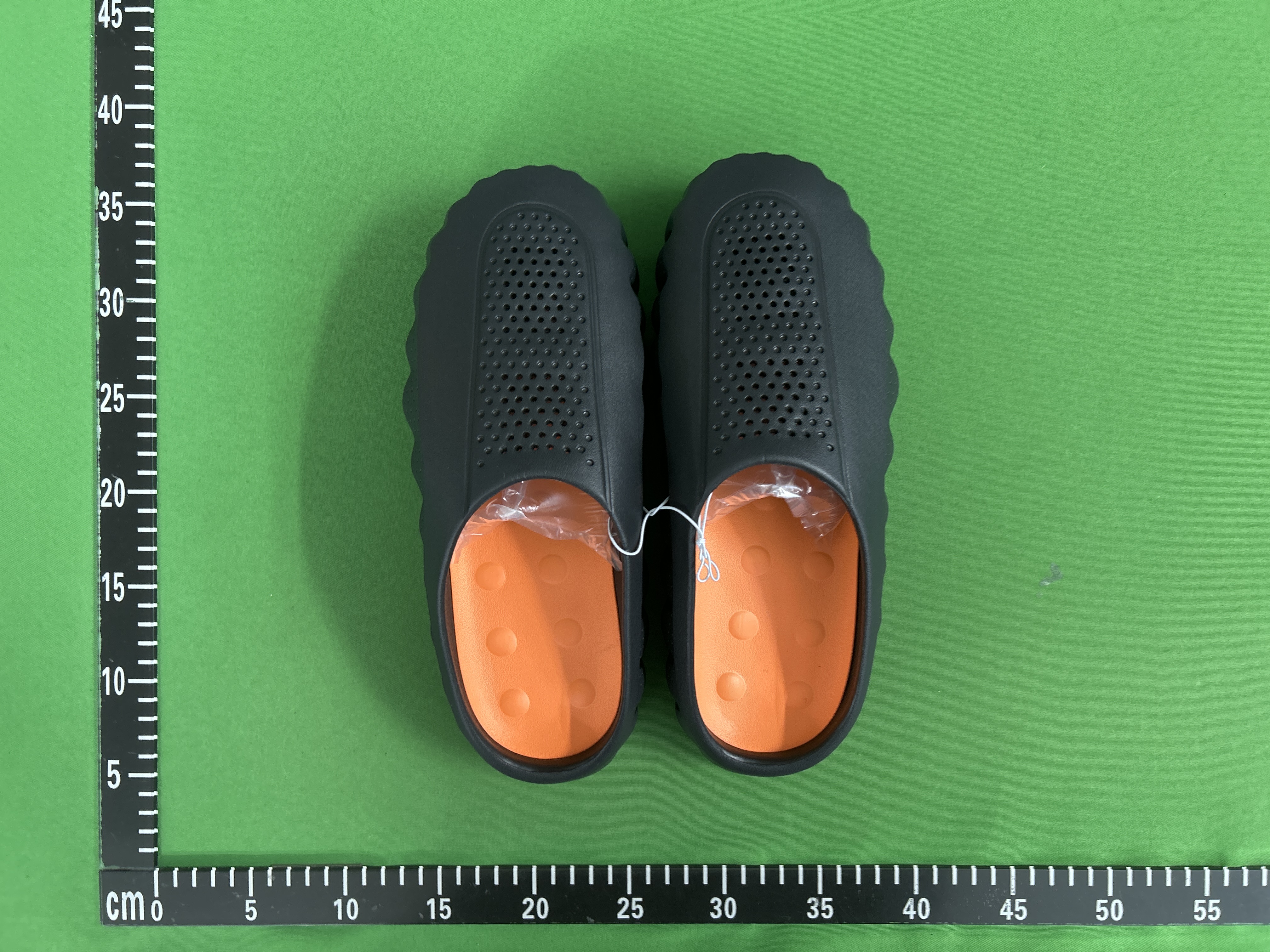 Foto QC 1 de Generic Wavy Closed-toe Slide Foam Grey Orange