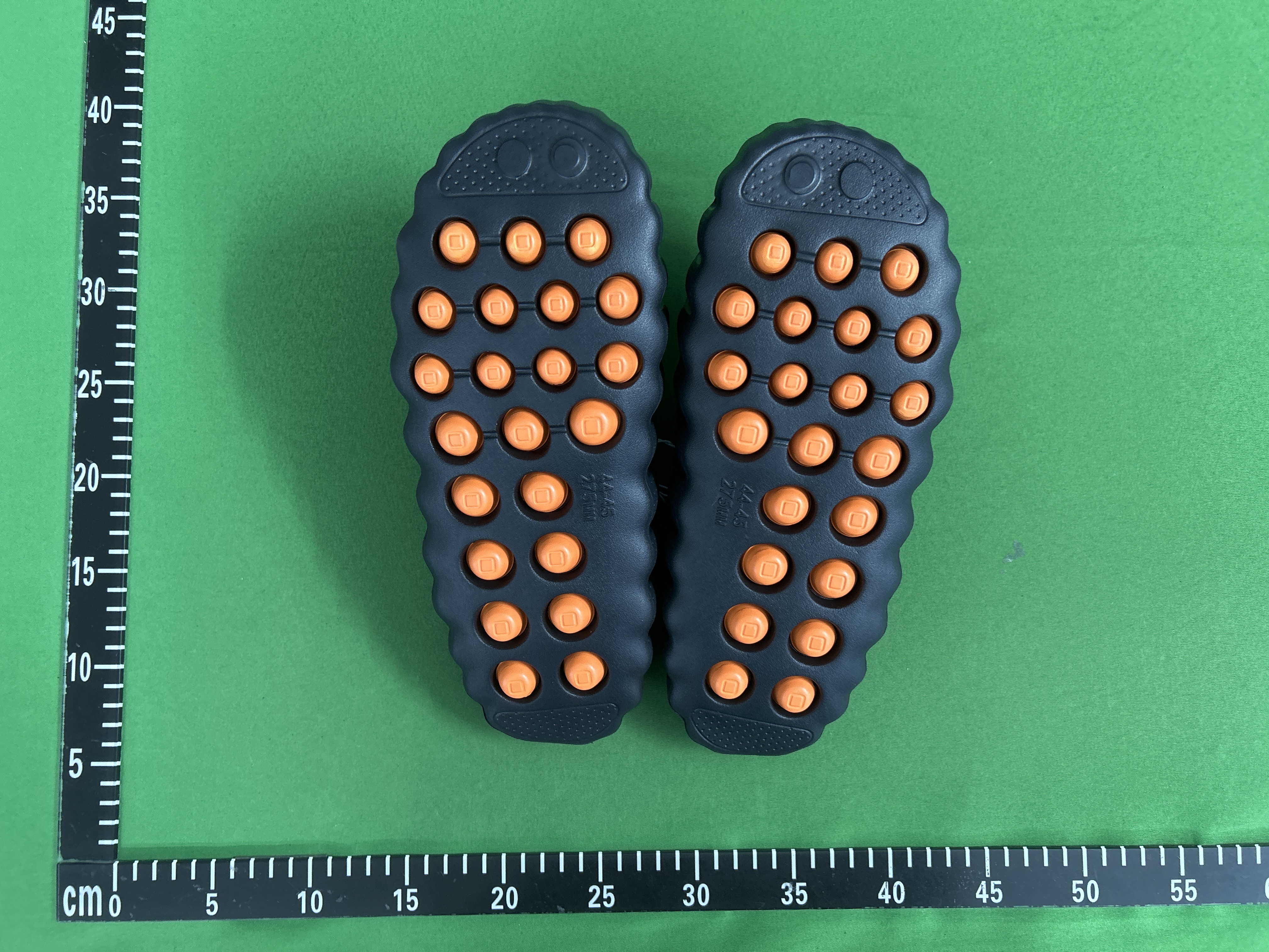 Foto QC 4 de Generic Wavy Closed-toe Slide Foam Grey Orange