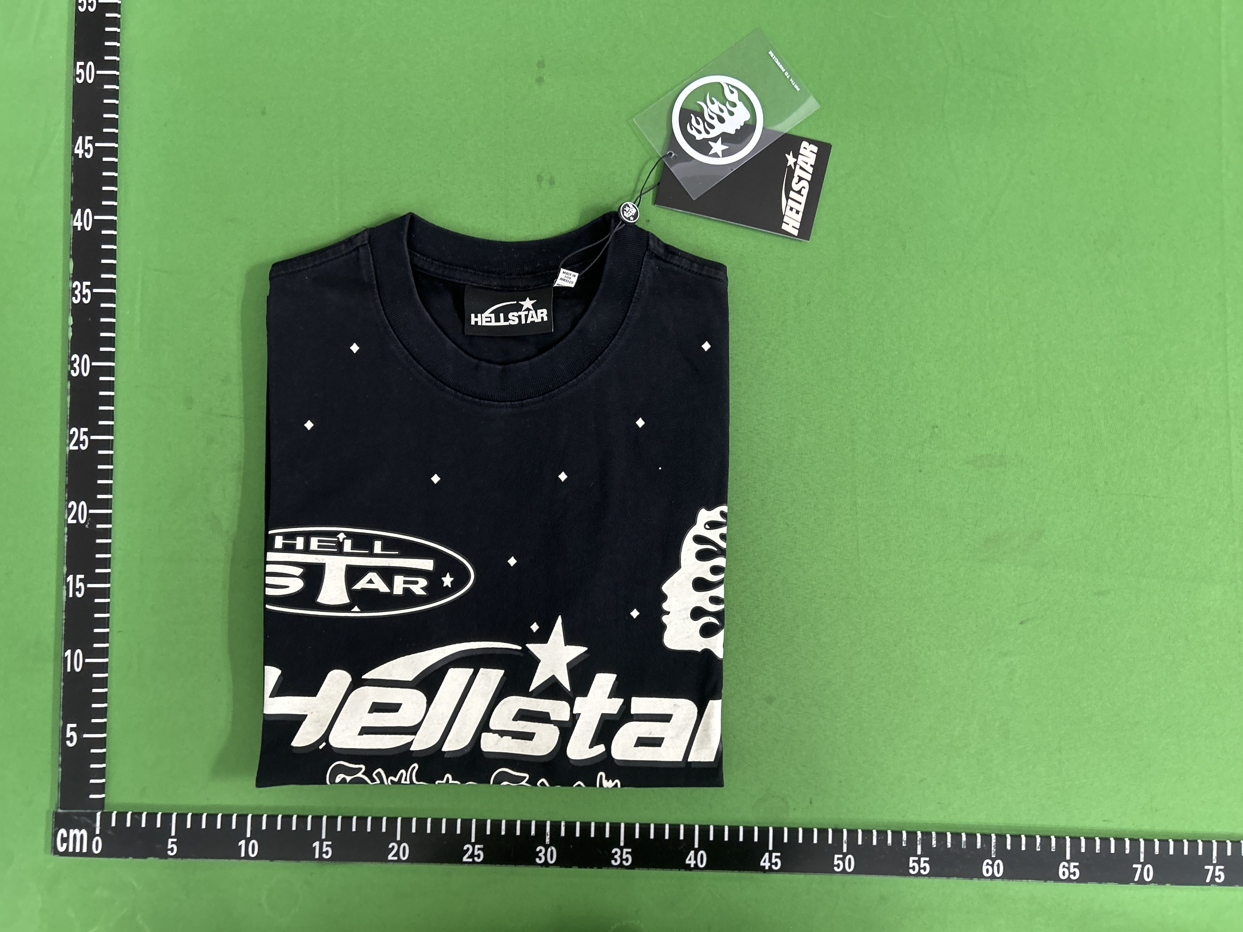 Foto QC 1 de Hellstar Reebok T-shirt Path 2 Paradise Hockey Mask 777 White Black