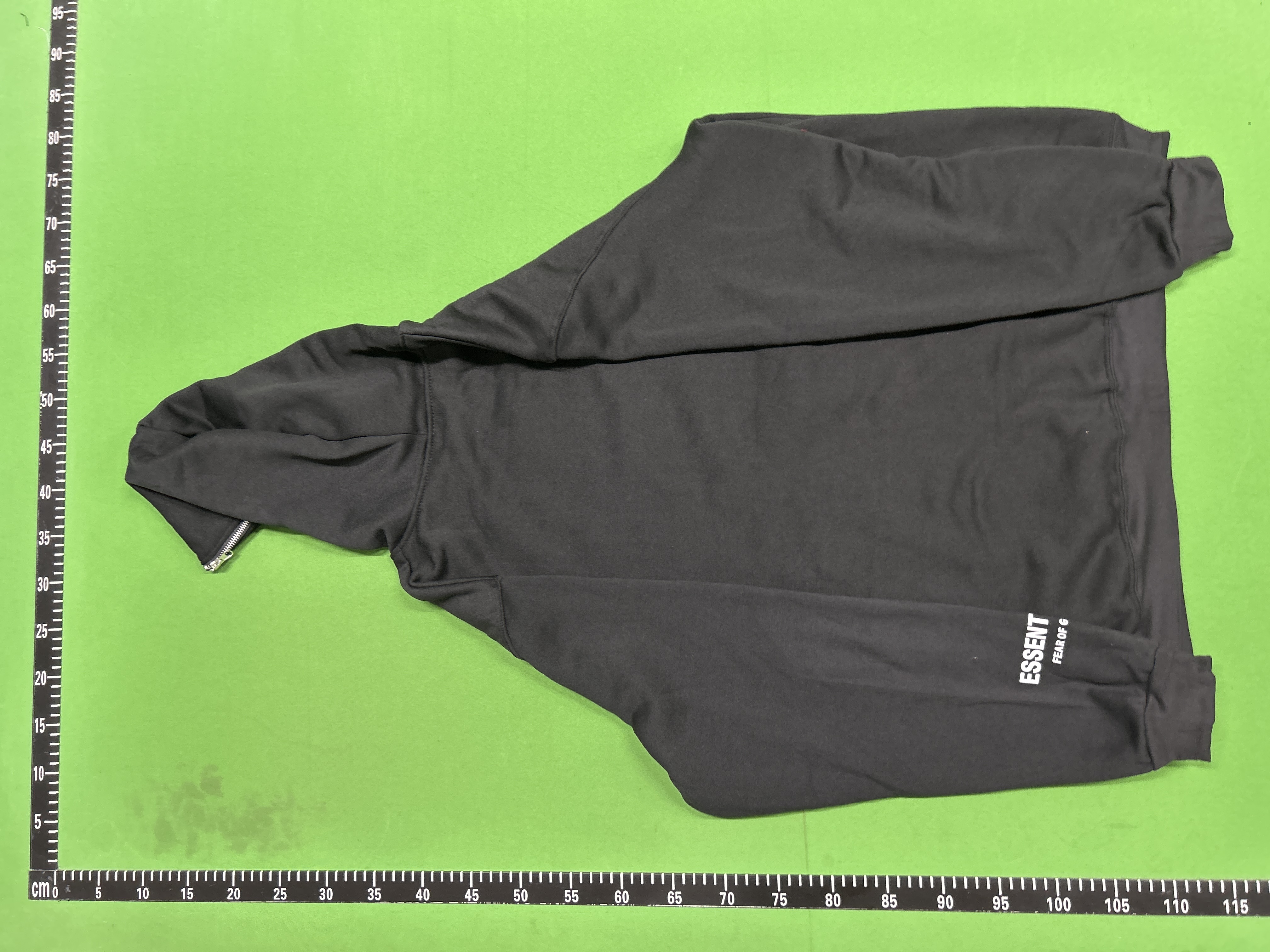 Foto QC 4 de Fear of God Essentials Zip Sweater Fleece Hoodie White