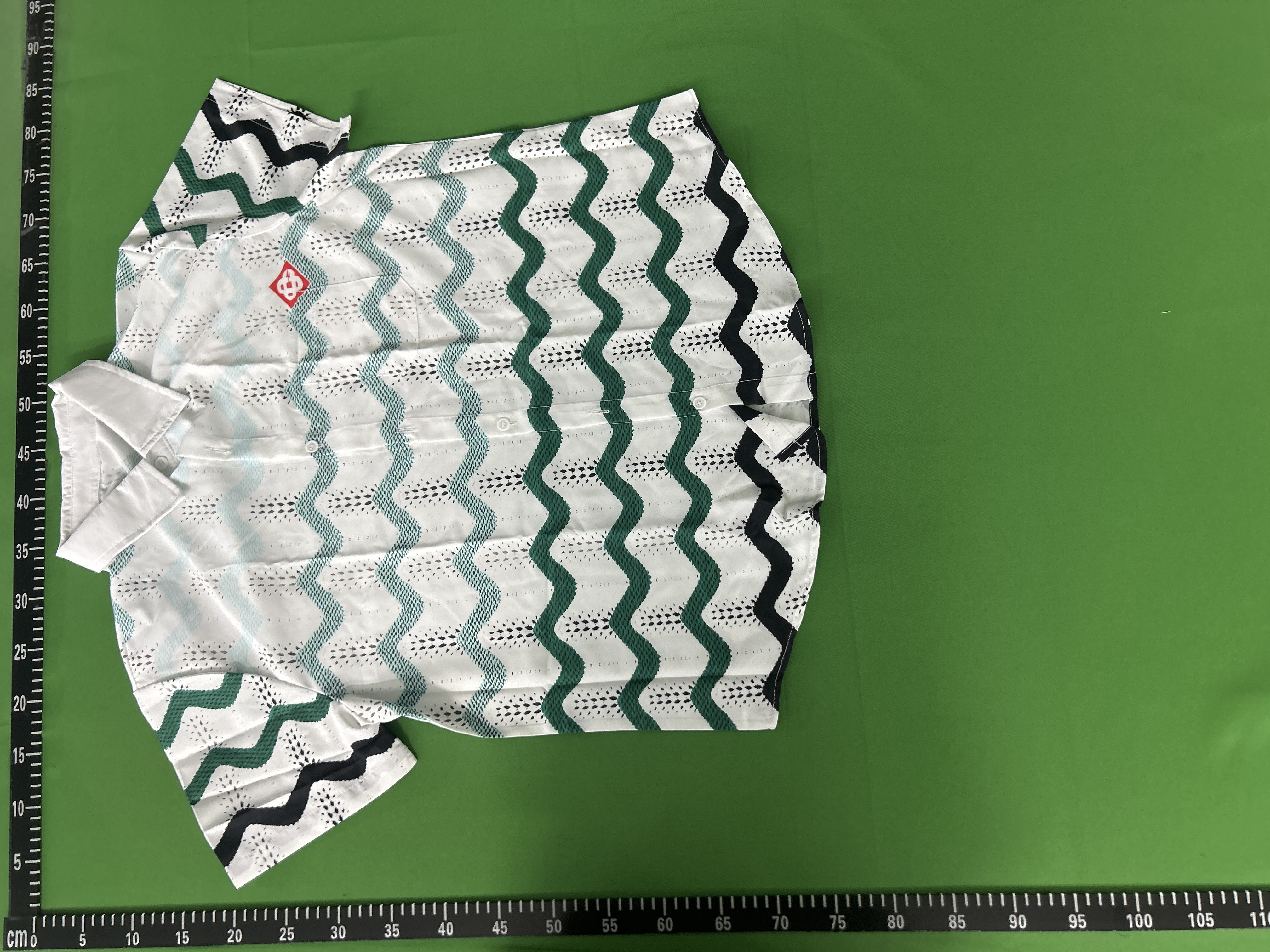 Foto QC 3 de Casablanca Tennis Club Shirt Monogram Gradient Multicolor