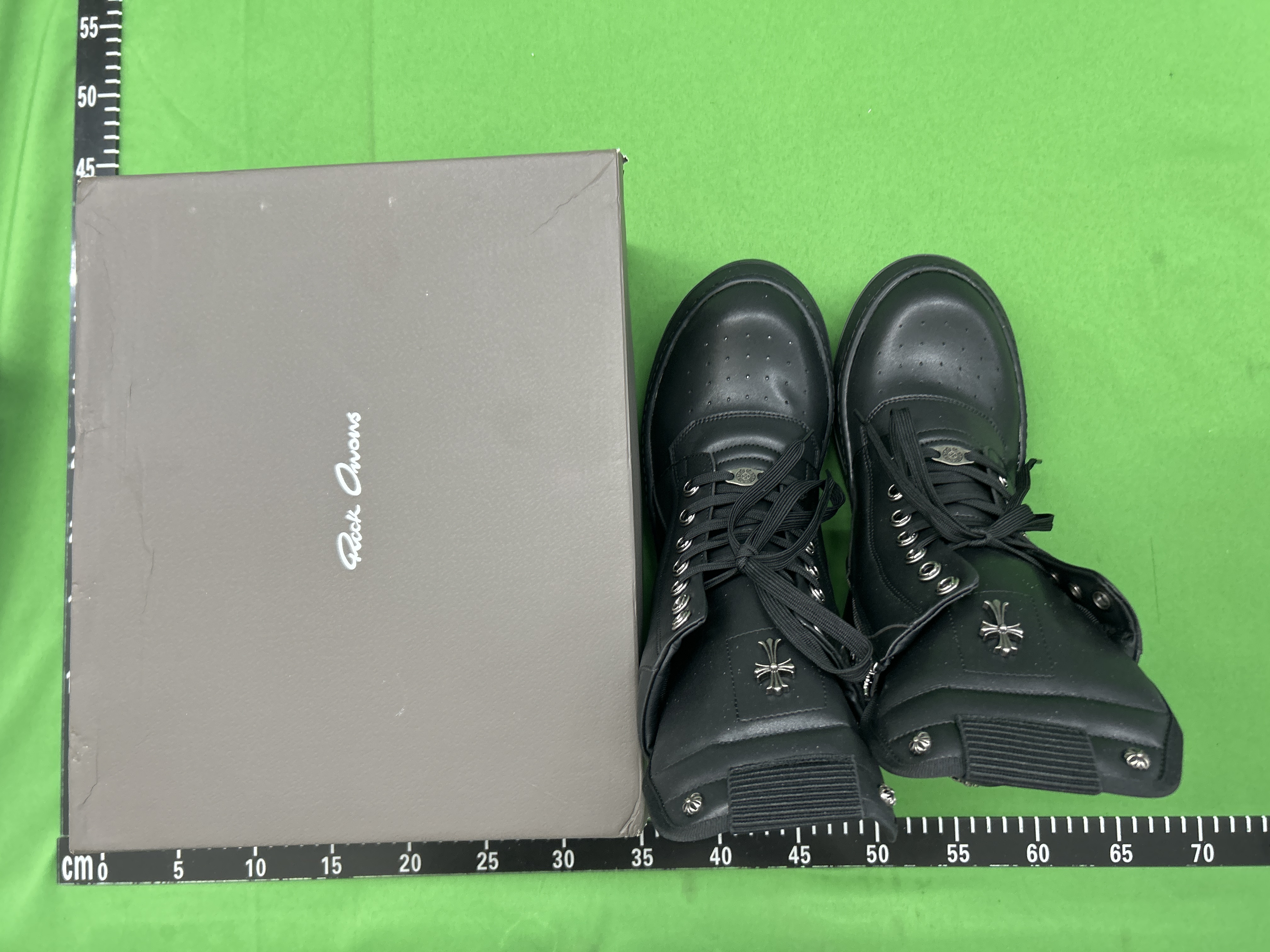 Foto QC 2 de Rick Owens Geobasket High Jumbo Lace Milk