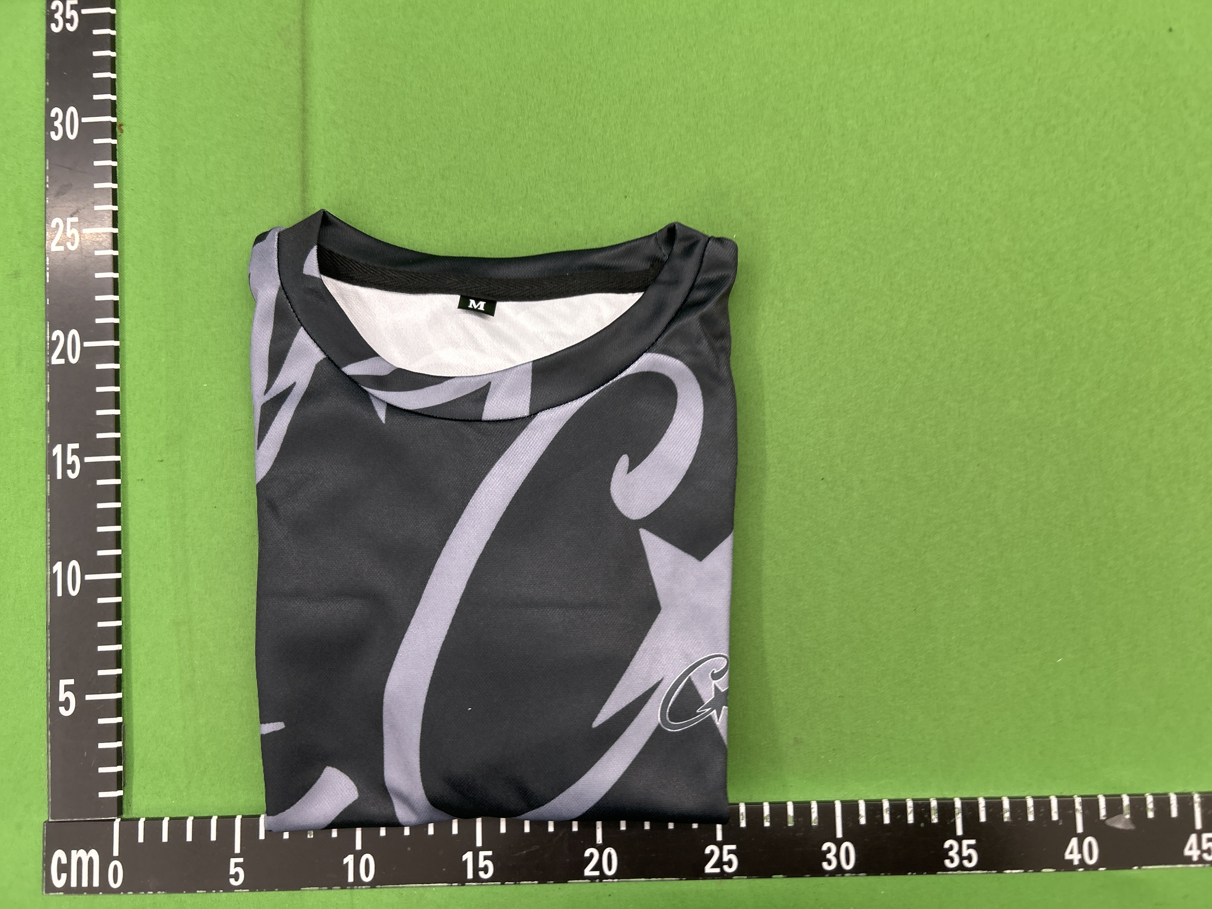 Foto QC 1 de Corteiz Alcatraz T-shirt Star All Over Print Black