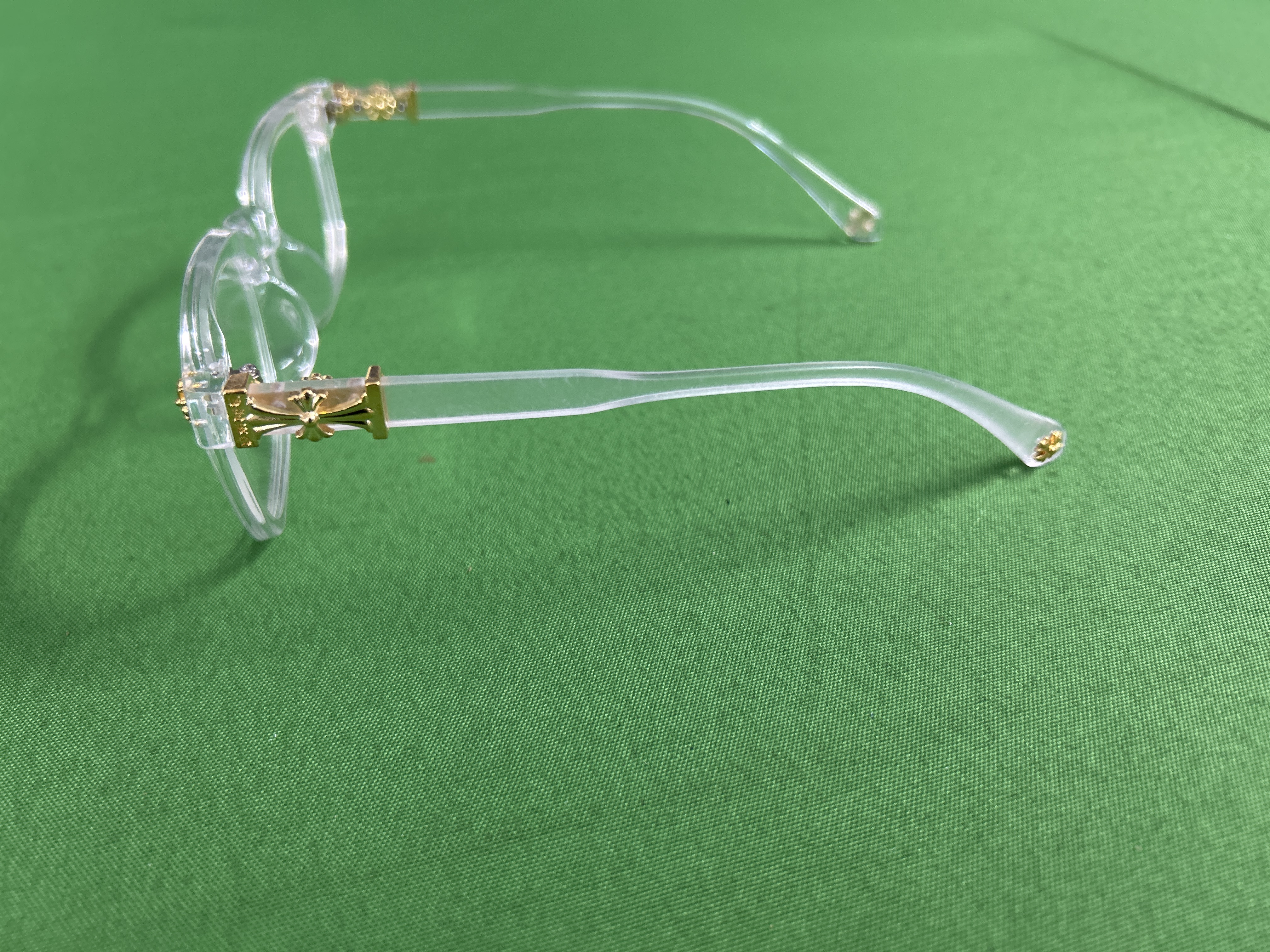 Foto QC 8 de Generic Square-Frame Polycarbonate Eyeglasses Black Gold (2026)