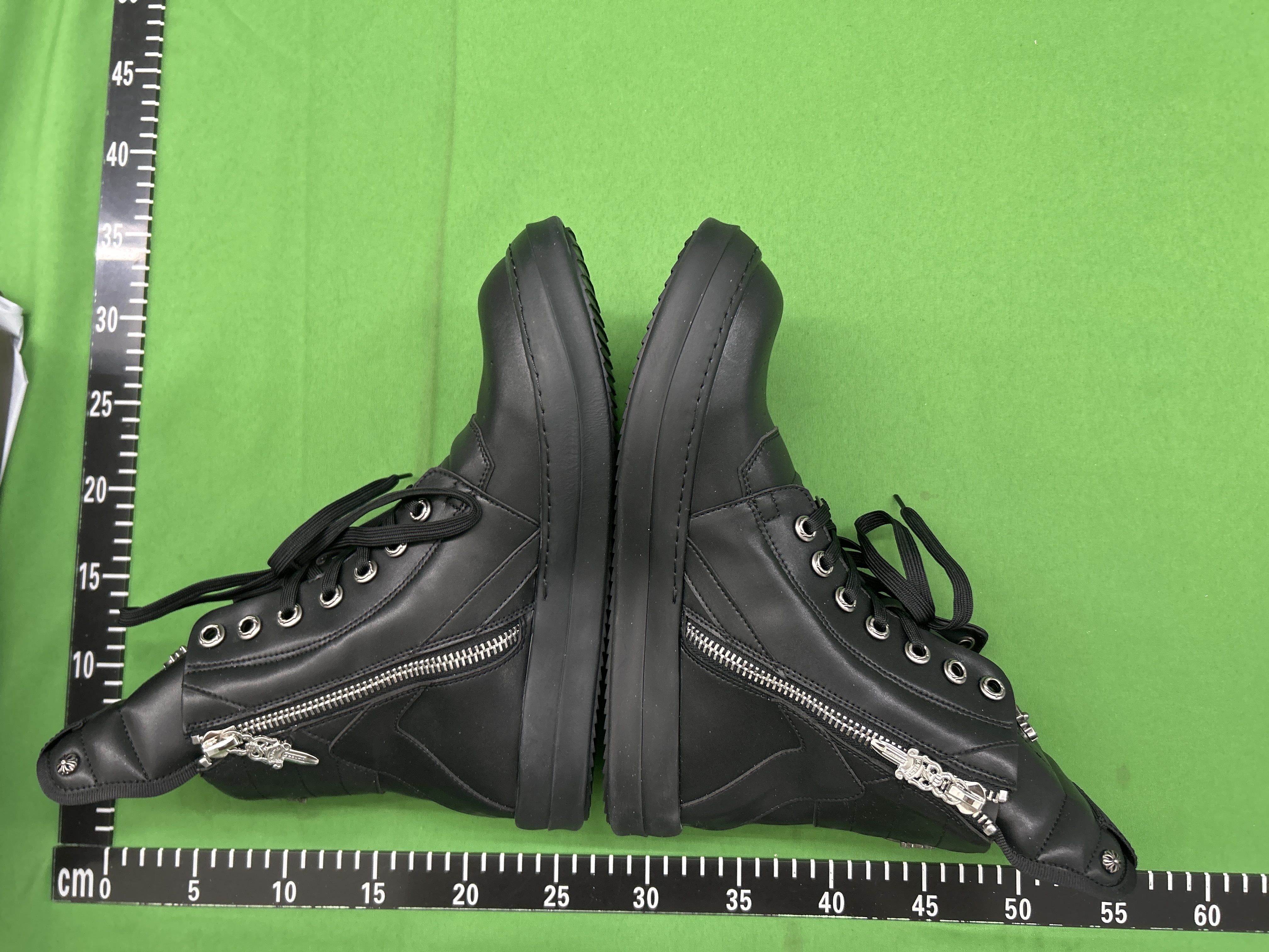 Foto QC 4 de Rick Owens Geobasket High Jumbo Lace Milk