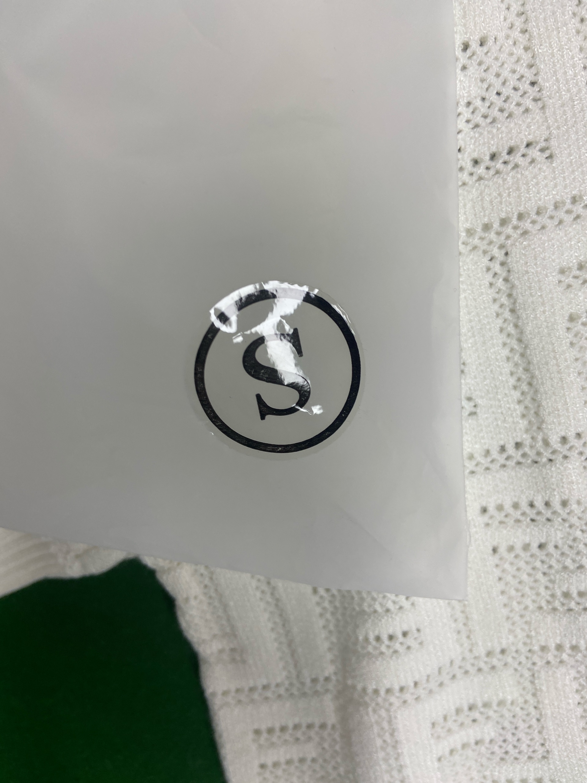 Foto QC 4 de Fendi FF Monogram Short Sleeve Sweater Pink White
