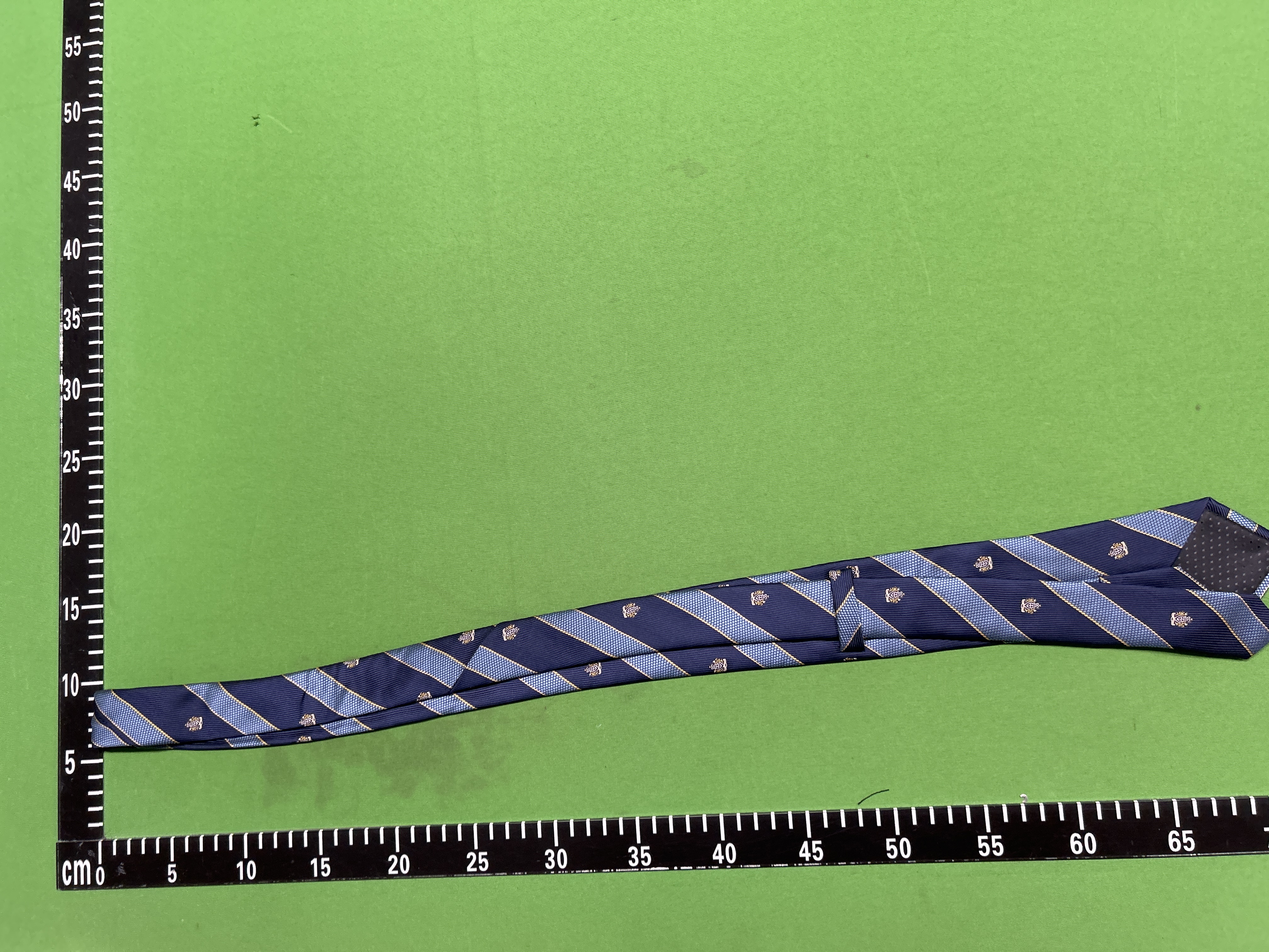 Foto QC 5 de Other Two-tone Striped Tie Navy