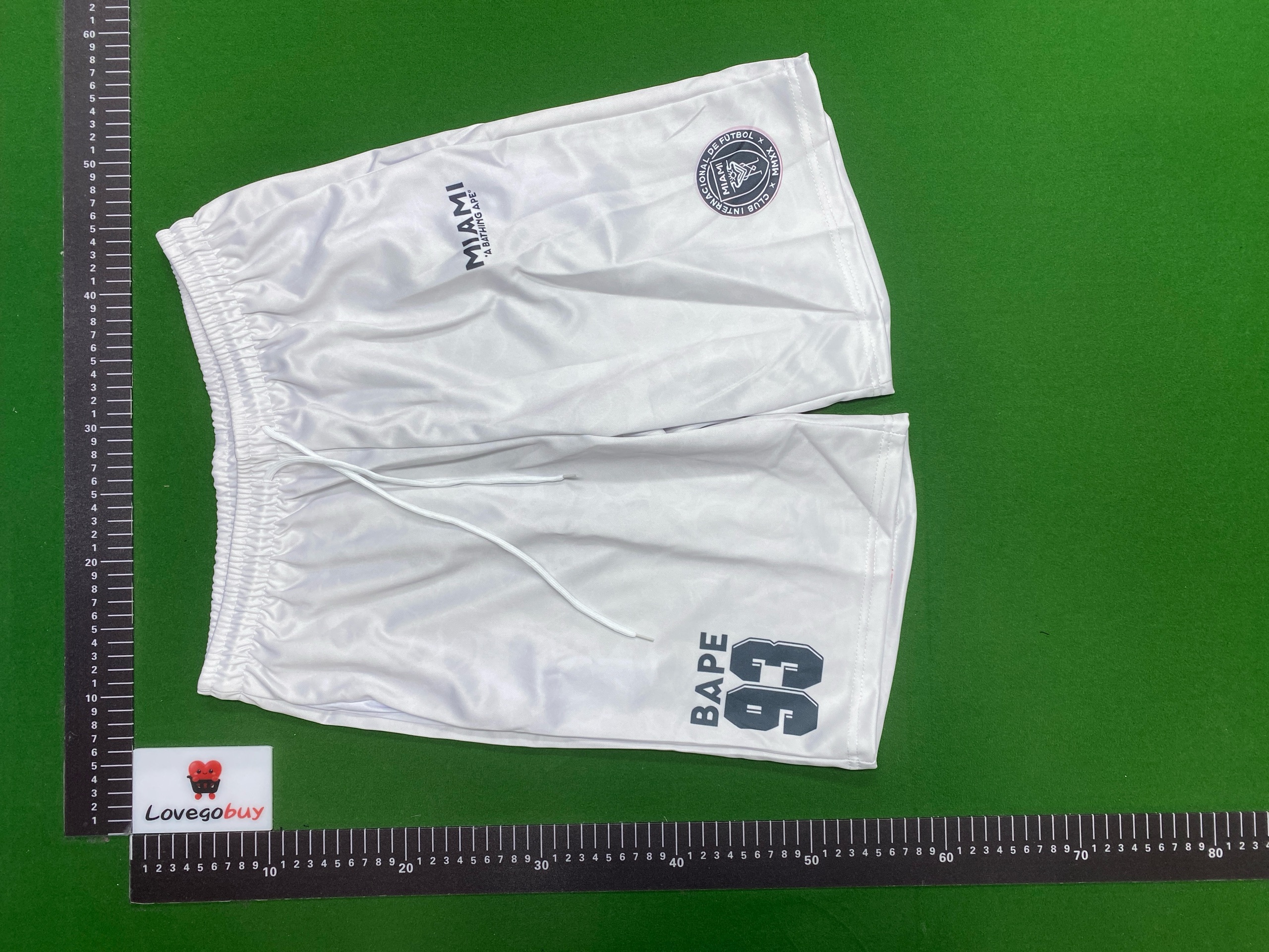 Foto QC 1 de BAPE Inter Miami CF Miami Sweat Shorts Camo Black