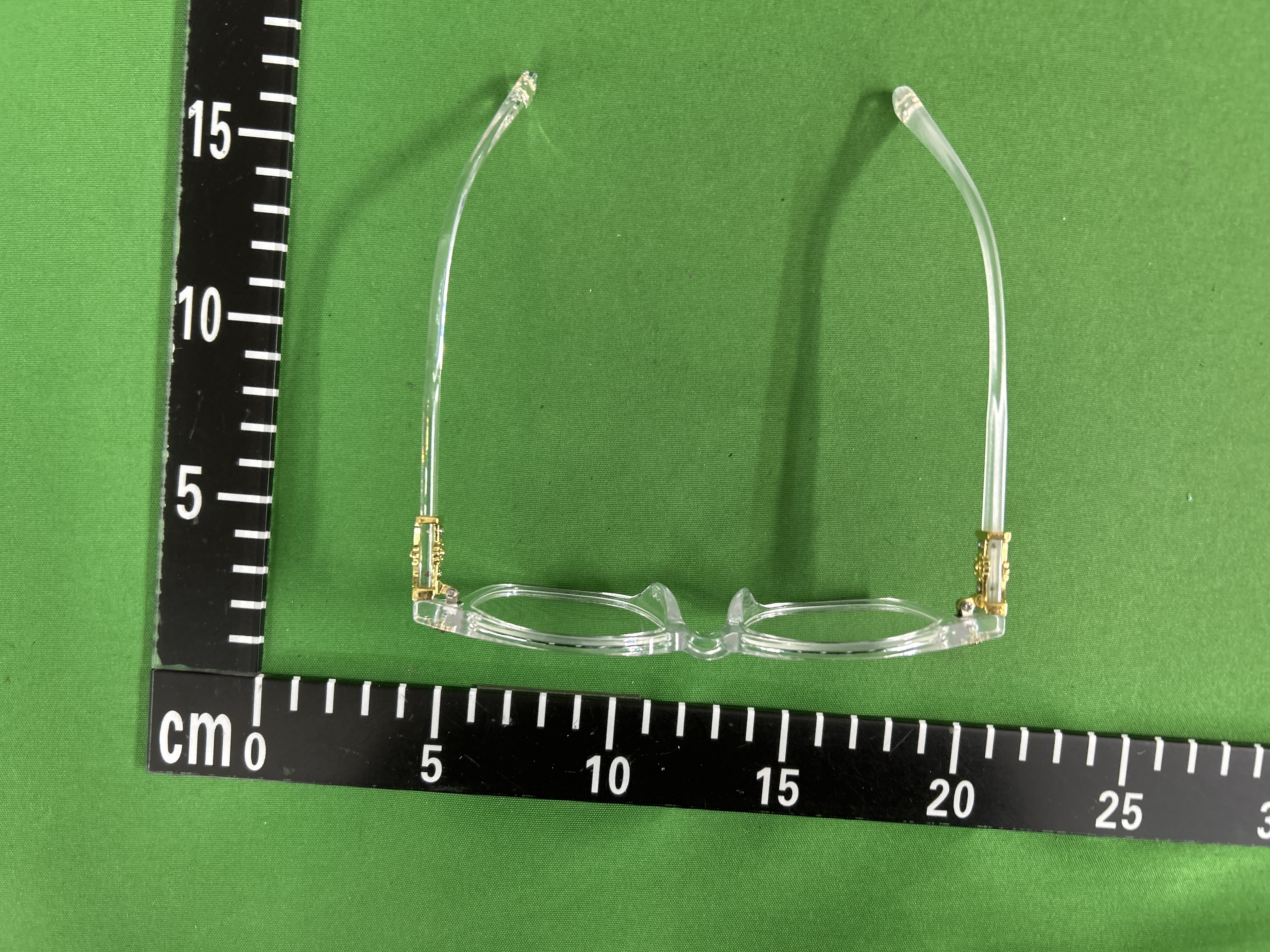 Foto QC 7 de Generic Square-Frame Polycarbonate Eyeglasses Black Gold (2026)
