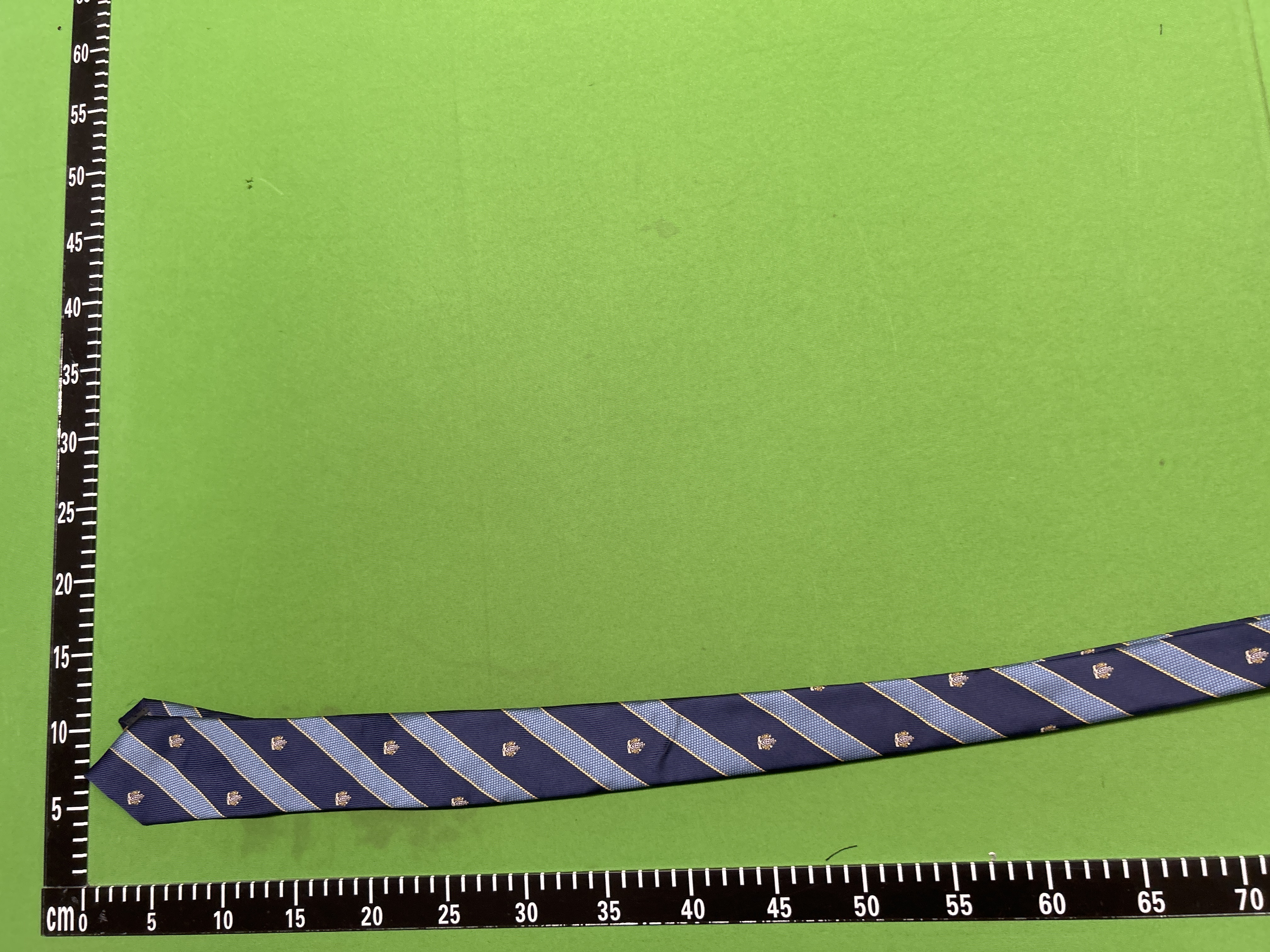 Foto QC 4 de Other Two-tone Striped Tie Navy