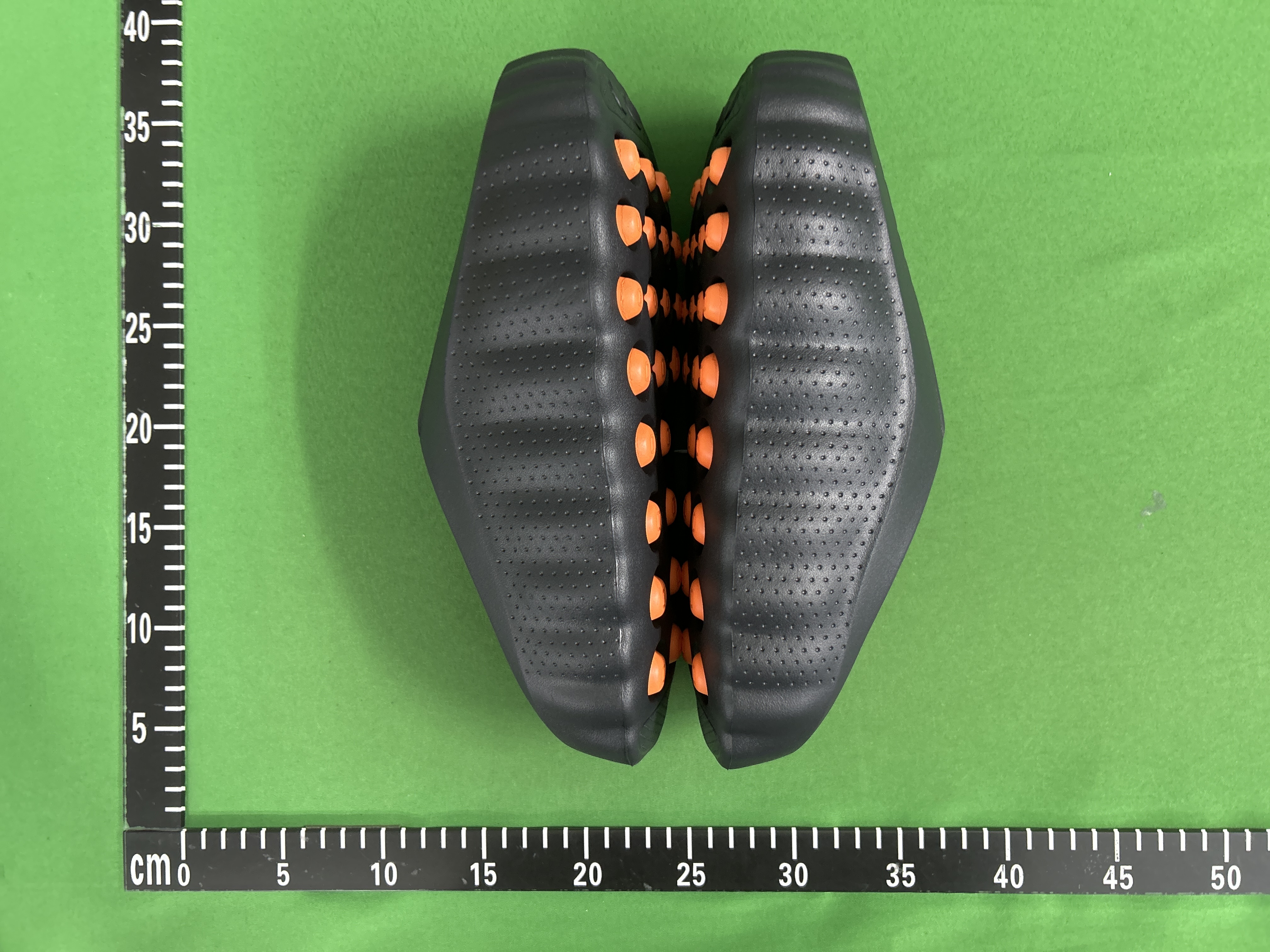 Foto QC 5 de Generic Wavy Closed-toe Slide Foam Grey Orange